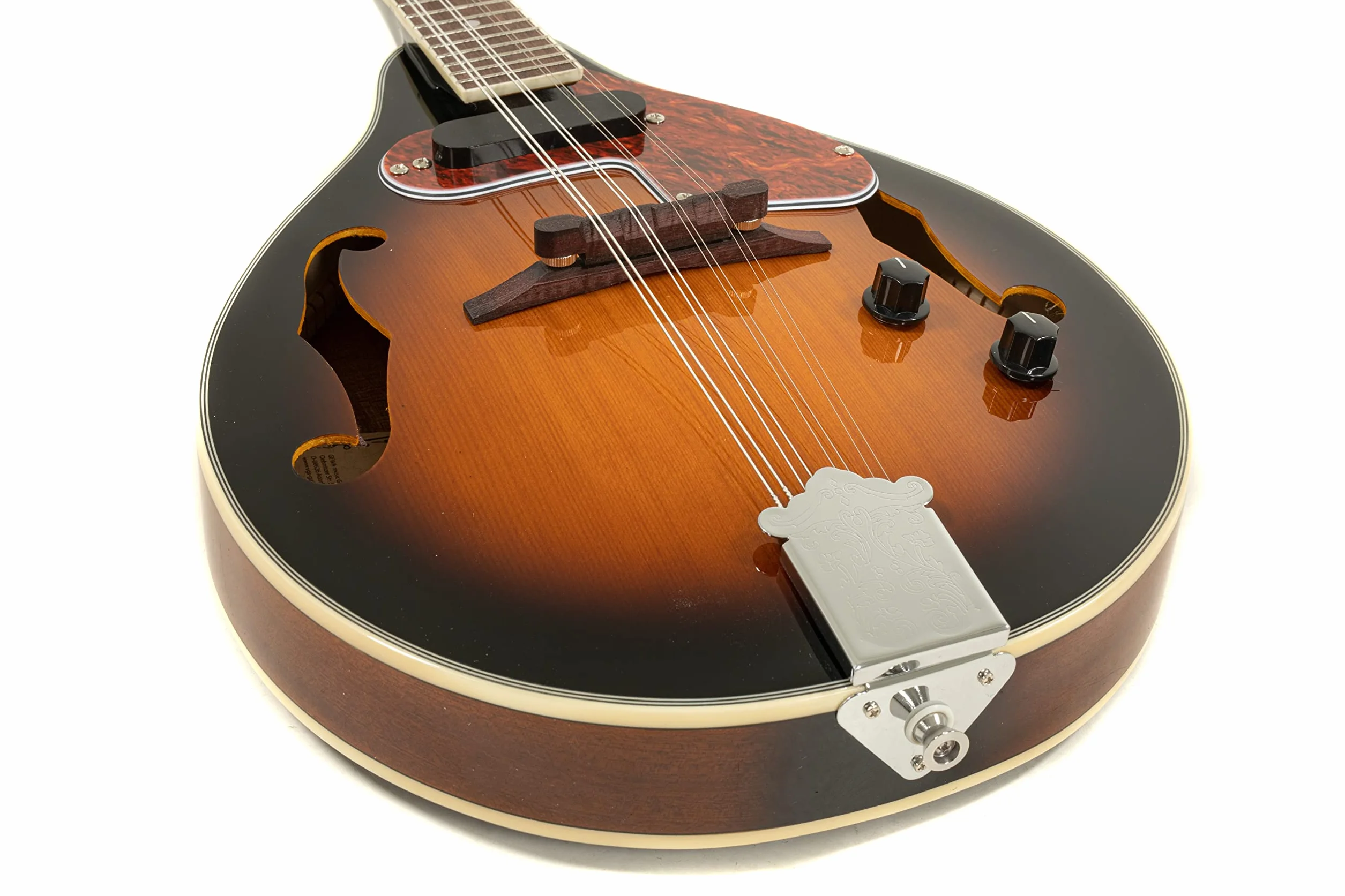 GEWA Mandolina electroacústica A-1 Select - Tapa de abeto - Fondo/aros de caoba - Pastilla con control de volumen y tono - Incl. estuche premium - Acabado brillo Vintage Sunburst