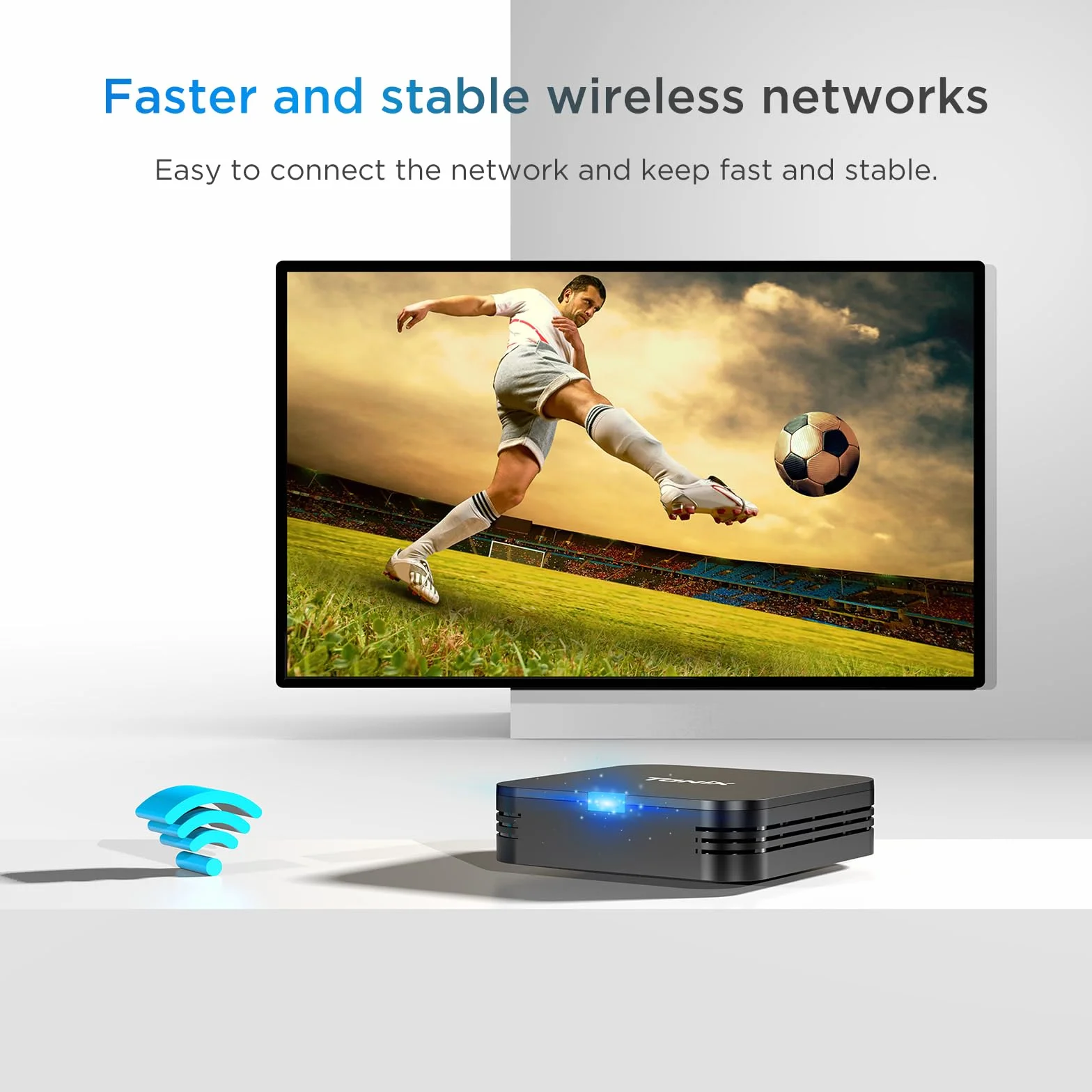 Android TV Box 10.0, 2GB RAM 16GB ROM, Allwinner H313 Quad-Core, WiFi, USB, 4K Smart TV Box