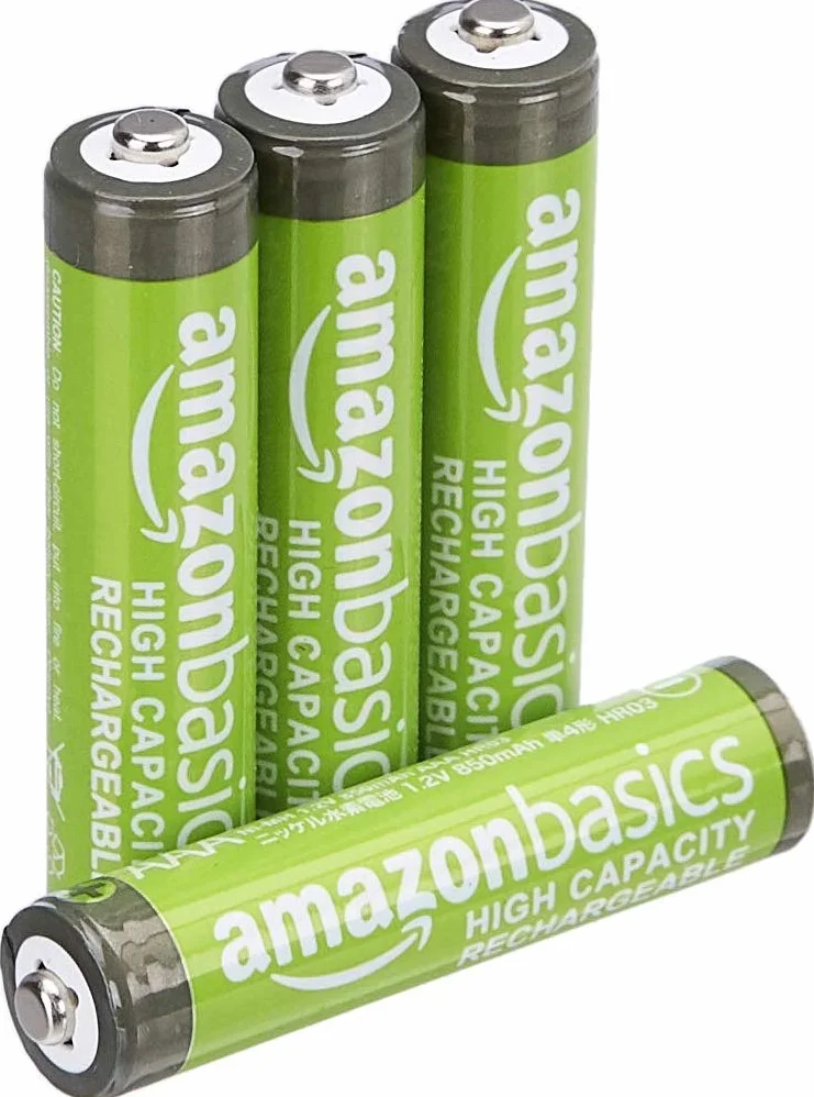 Amazon Basics pilas AAA NiMH recargables 850 mAh 1,2 V 4 paquete