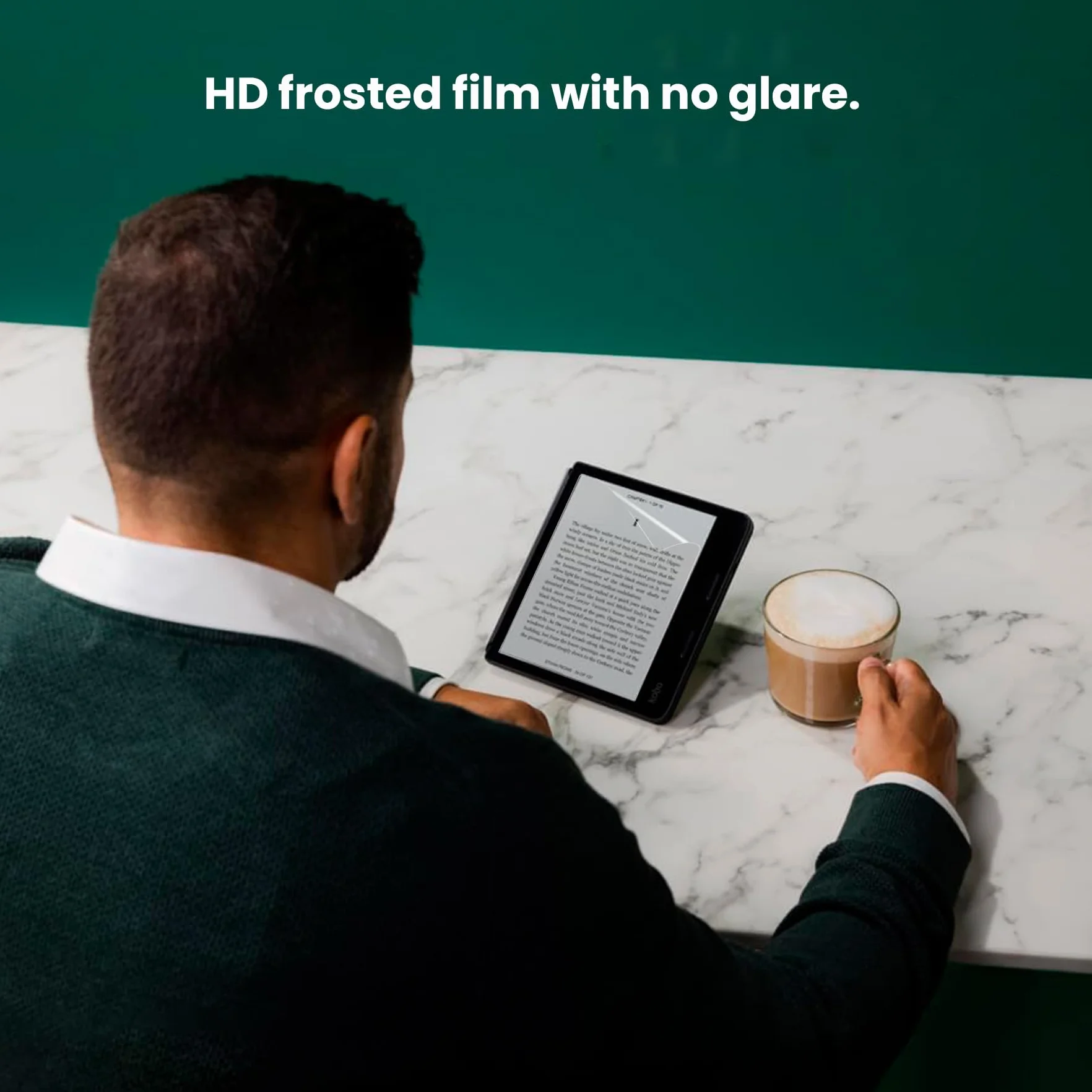 2-Pack Anti-Glare Matte Screen Protector for 8" Kobo Sage, Full Coverage Premium PET Film