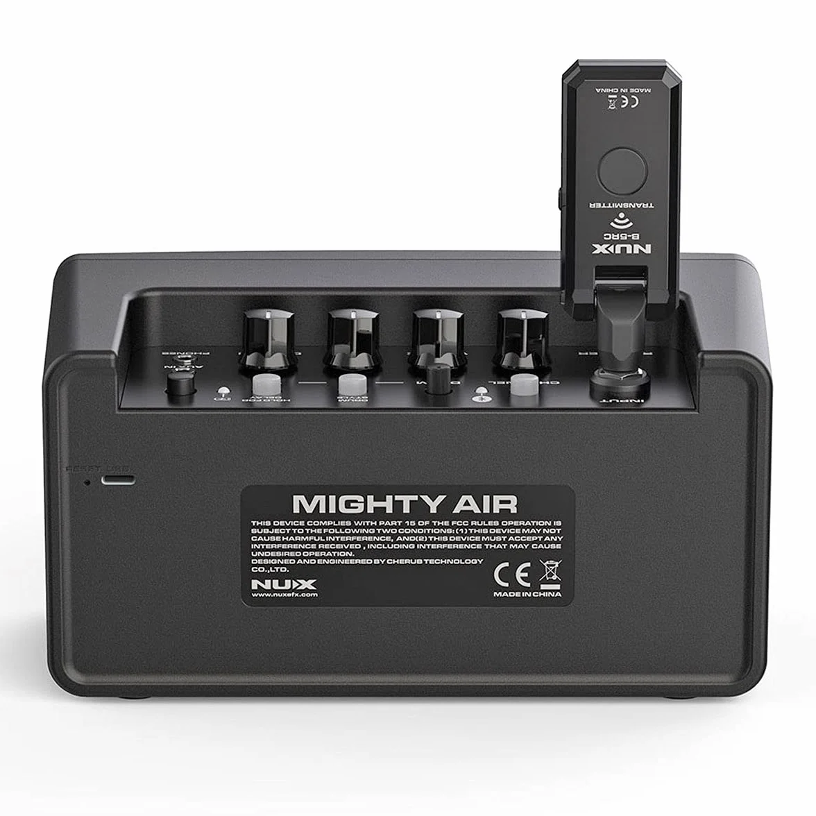 Nux Mighty Air Amplificador inalámbrico de modelado para guitarra (incluye cable jack keepdrum)