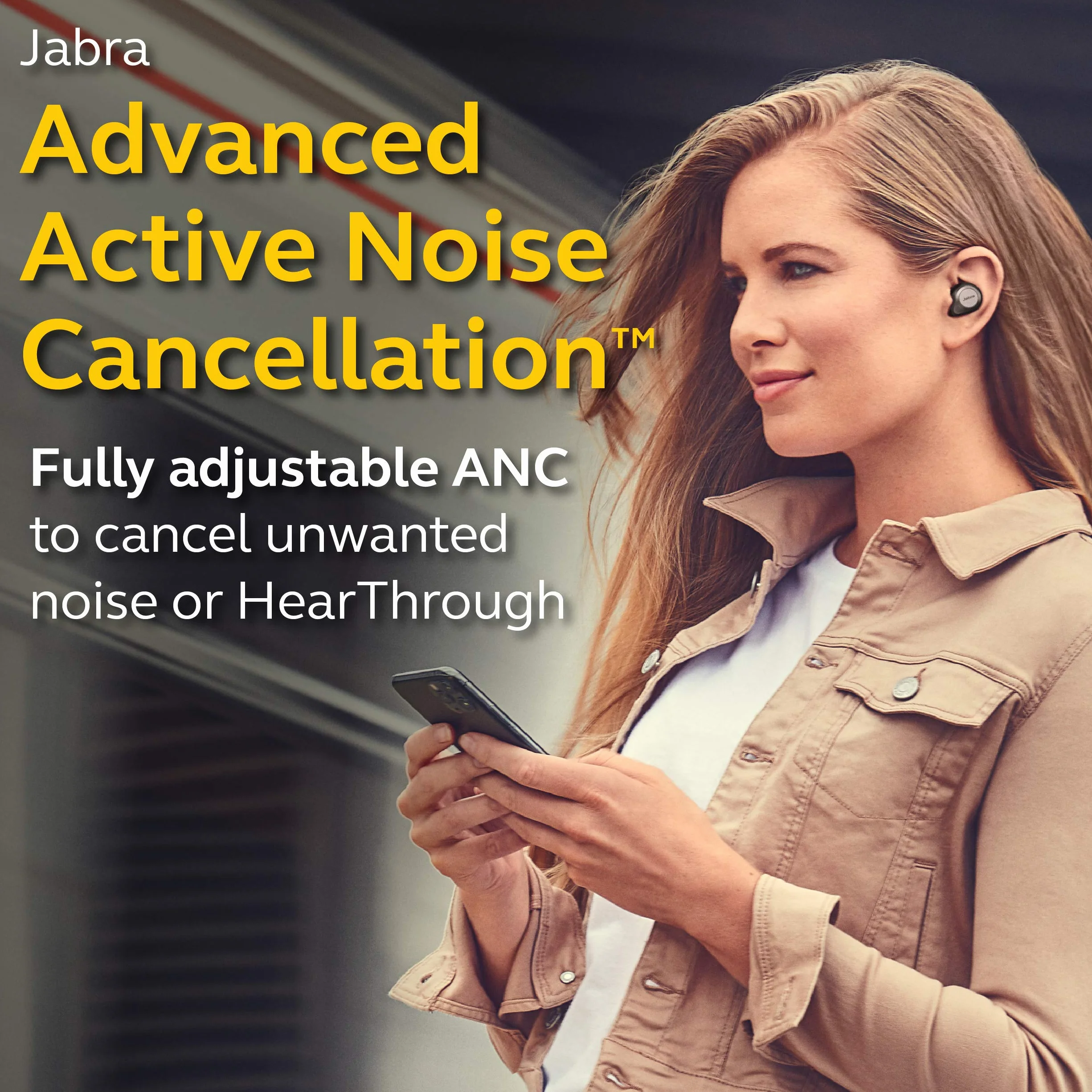 Jabra Elite 85t True Wireless Earbuds Advanced Active Noise Cancellation Long Battery Life Wireless Charging Case Titanium Black Renewed