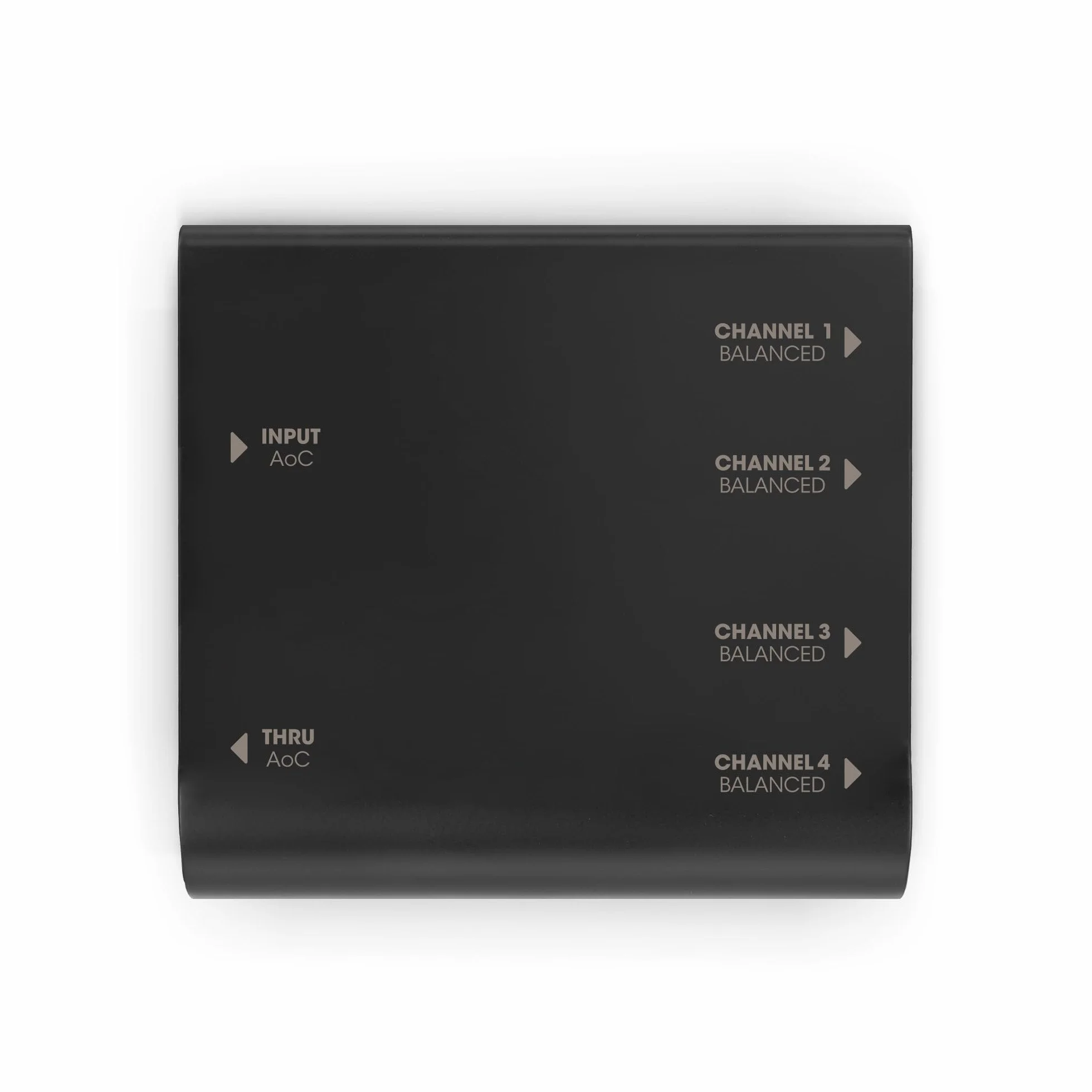Palmer AoC Box XLRm Audio sobre Cat Box de etherCON a 4 x XLR macho