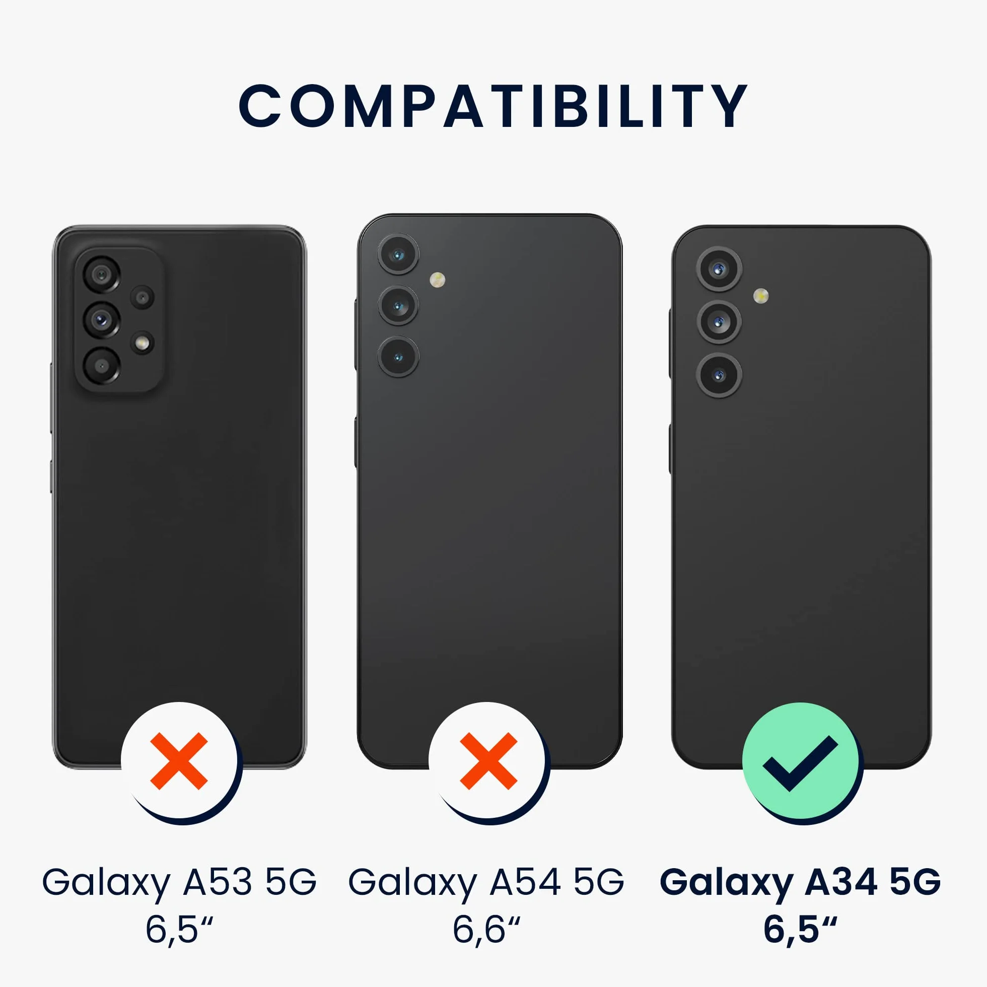 kwmobile Carcasa Compatible con Samsung Galaxy A34 5G Funda TPU Silicona Protector antigolpes Rosa neón