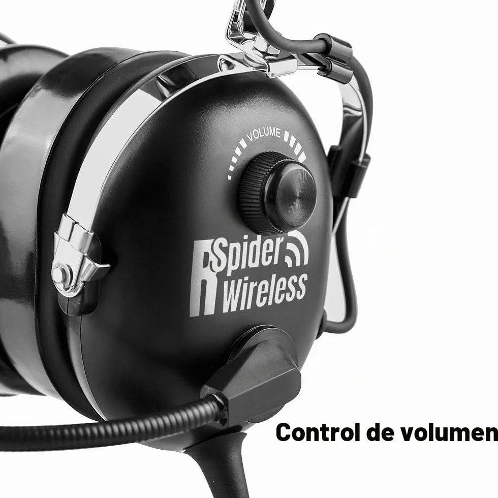 PNR Aviation Casco de Aviación para Pilotos con Reducción Pasiva de Ruido y Funda de Transporte