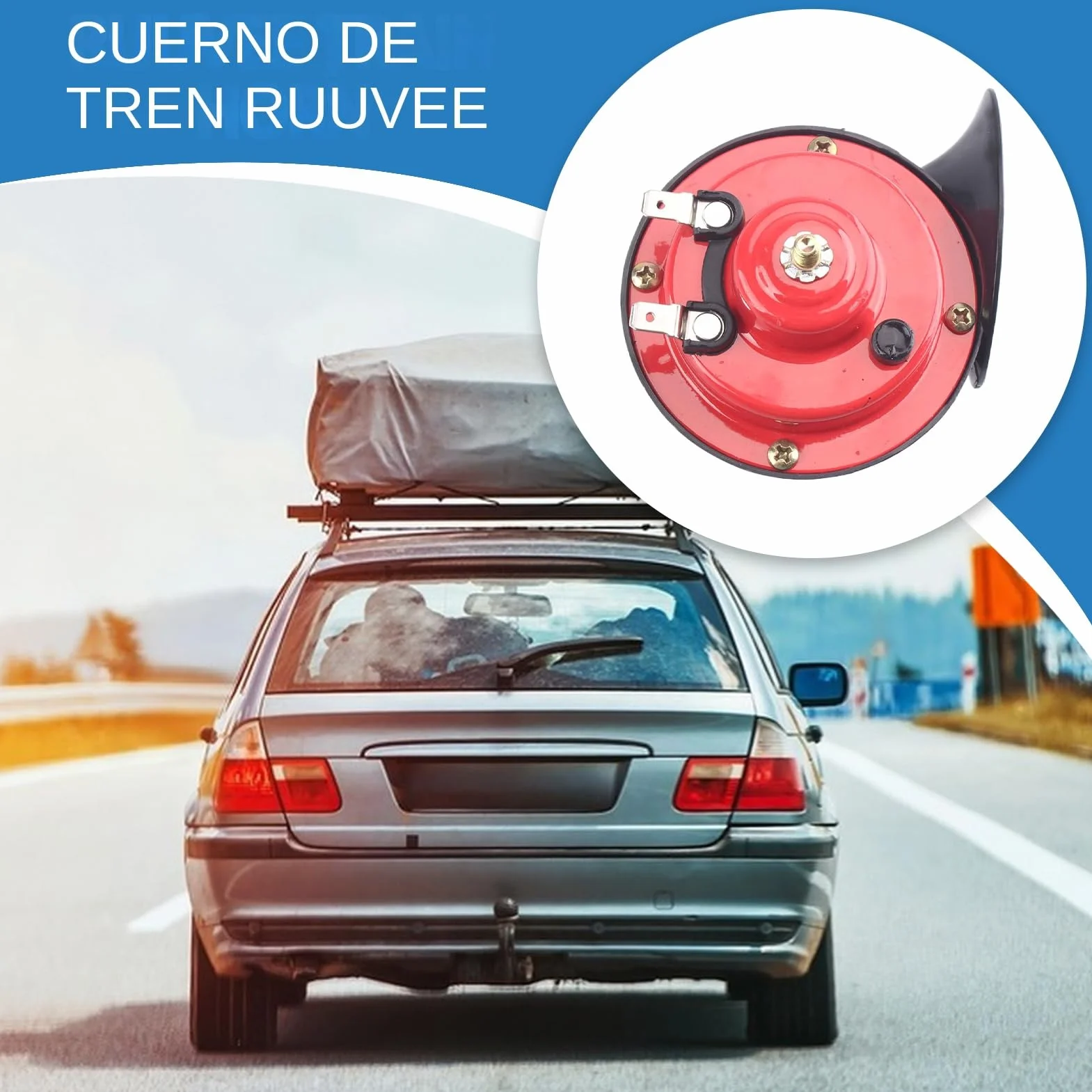 Kit de Reemplazo para Cláxones de Aire Impermeables 300 dB para Camión, Moto, Automóvil