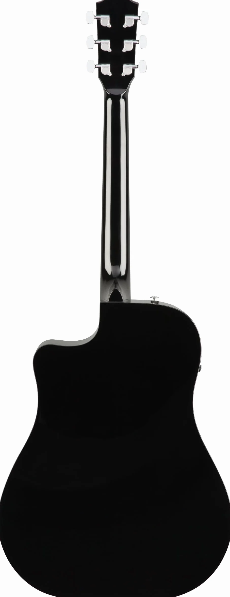 Fender CD-60SCE Dreadnought Guitarra Acústica Electrificada, Negro, Incluye cursos virtuales gratuitos en Fender Play