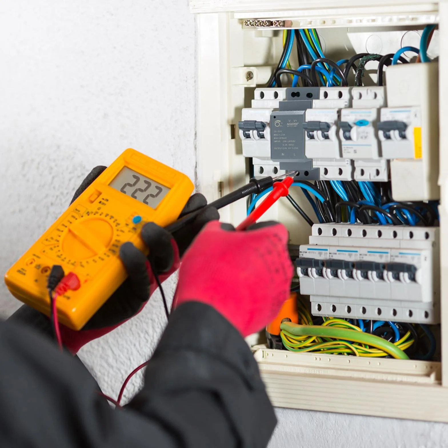 Fuente de alimentación para riel DIN 30W 24V 1.25A Transformador de 24V para sistemas de montaje en riel DIN
