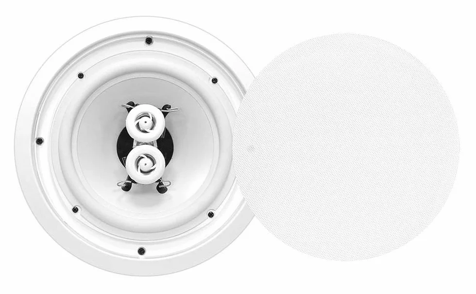 Pyle PWRC62 de 6,5 Pulgadas Resistente a la Intemperie de 2 Maneras en Techo/Altavoz estéreo para empotrar