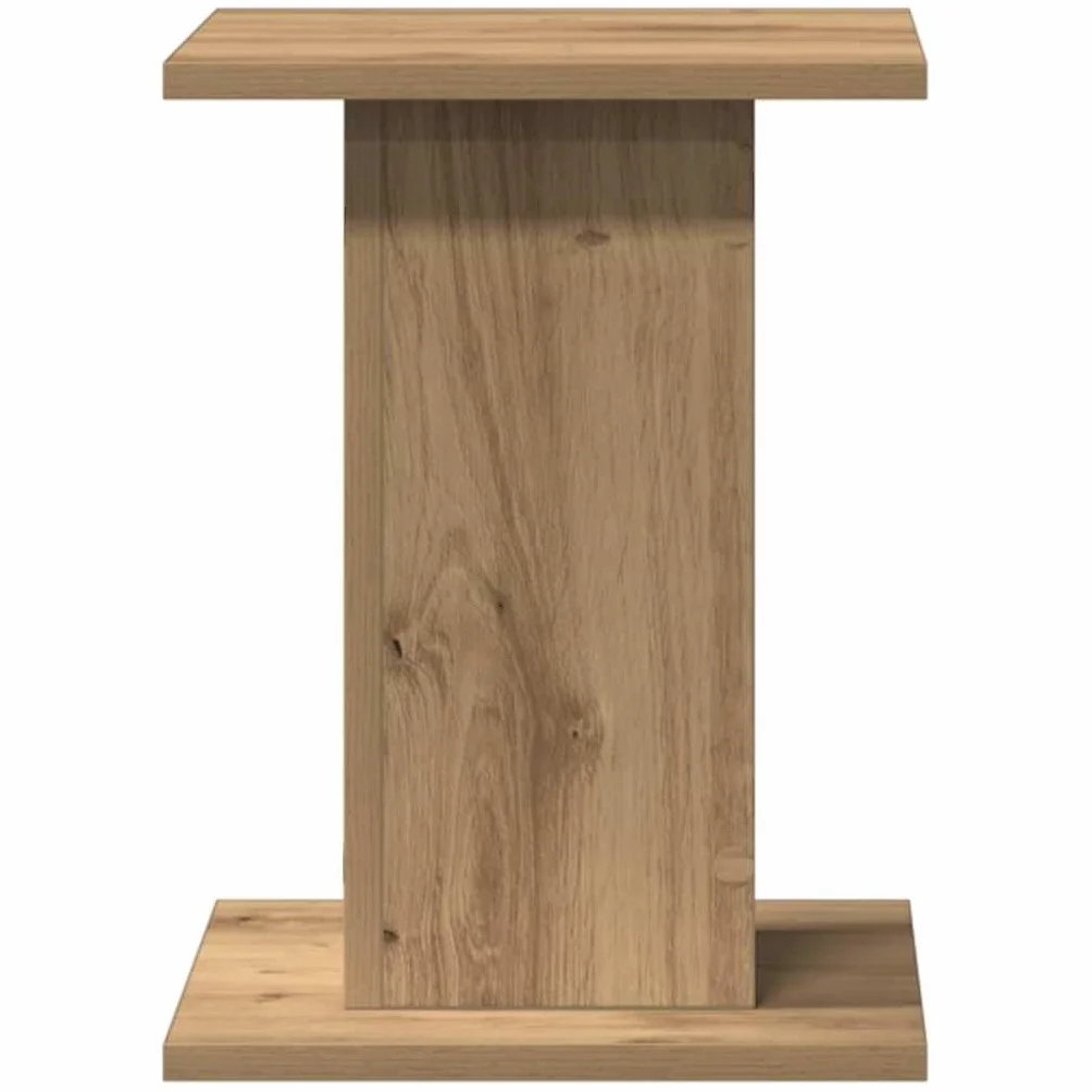 VidaXL Soportes Altavoces 2 uds Madera Roble 30x30x40 cm Plataforma de Altavoces Soporte de Altavoces de Suelo HiFi