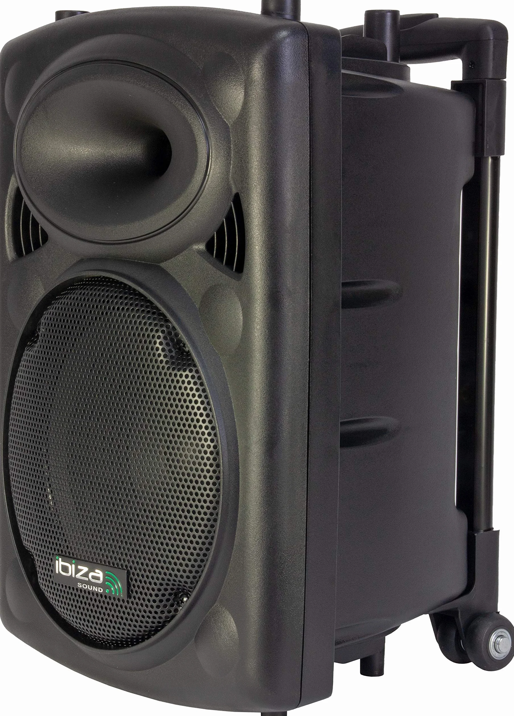 Ibiza 15-6081 Sound PORT10UHF-BT, Megafonía portátil, 10 pulgadas, color negro, 10”, 500W