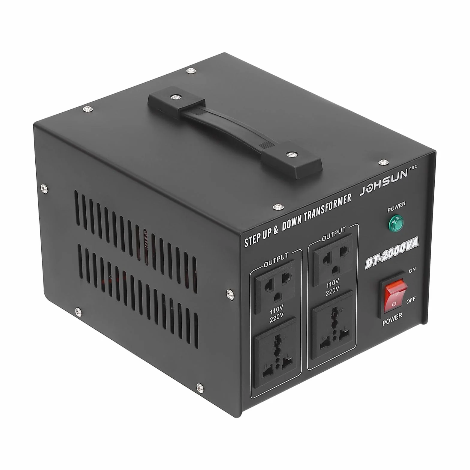 Transformador de 2000 W, convertidor step up down, transformador de 220 V a 110 V Step Up & Step Down Voltage Converter, 110 V a 220 V