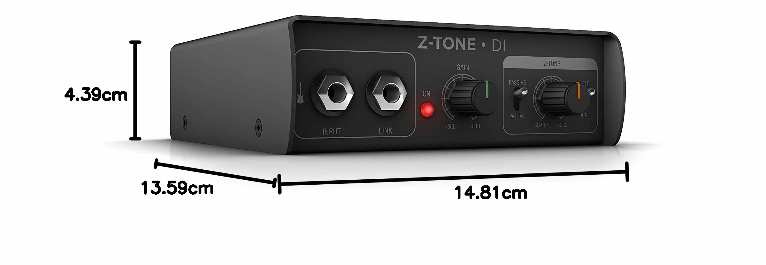 IK Multimedia IP-ZTONE-DI-IN - Preamplificador para conectar a peanas y AXE I/O con Soft AmpliTube 4