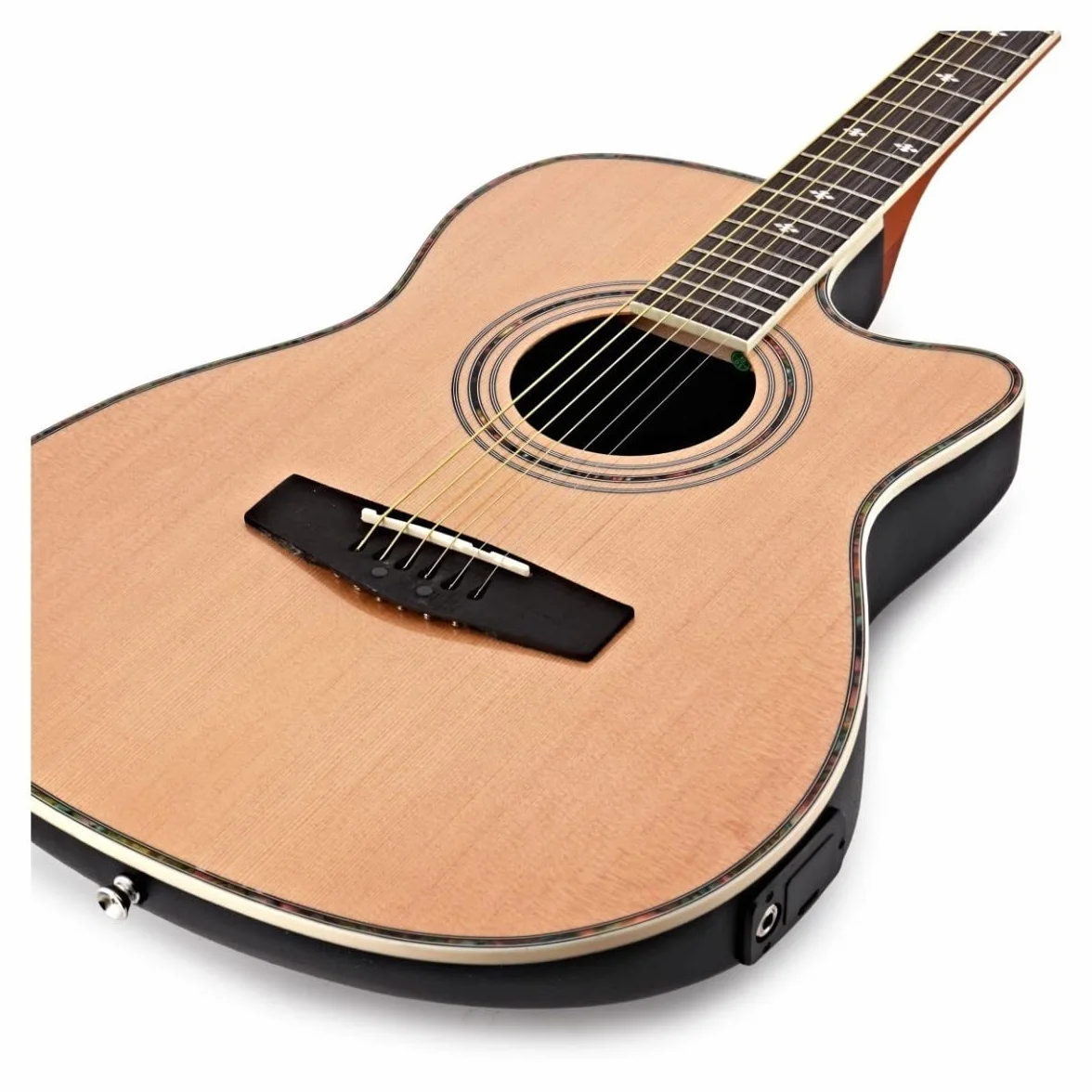 Guitarra electroacústica Roundback de Gear4music Natural