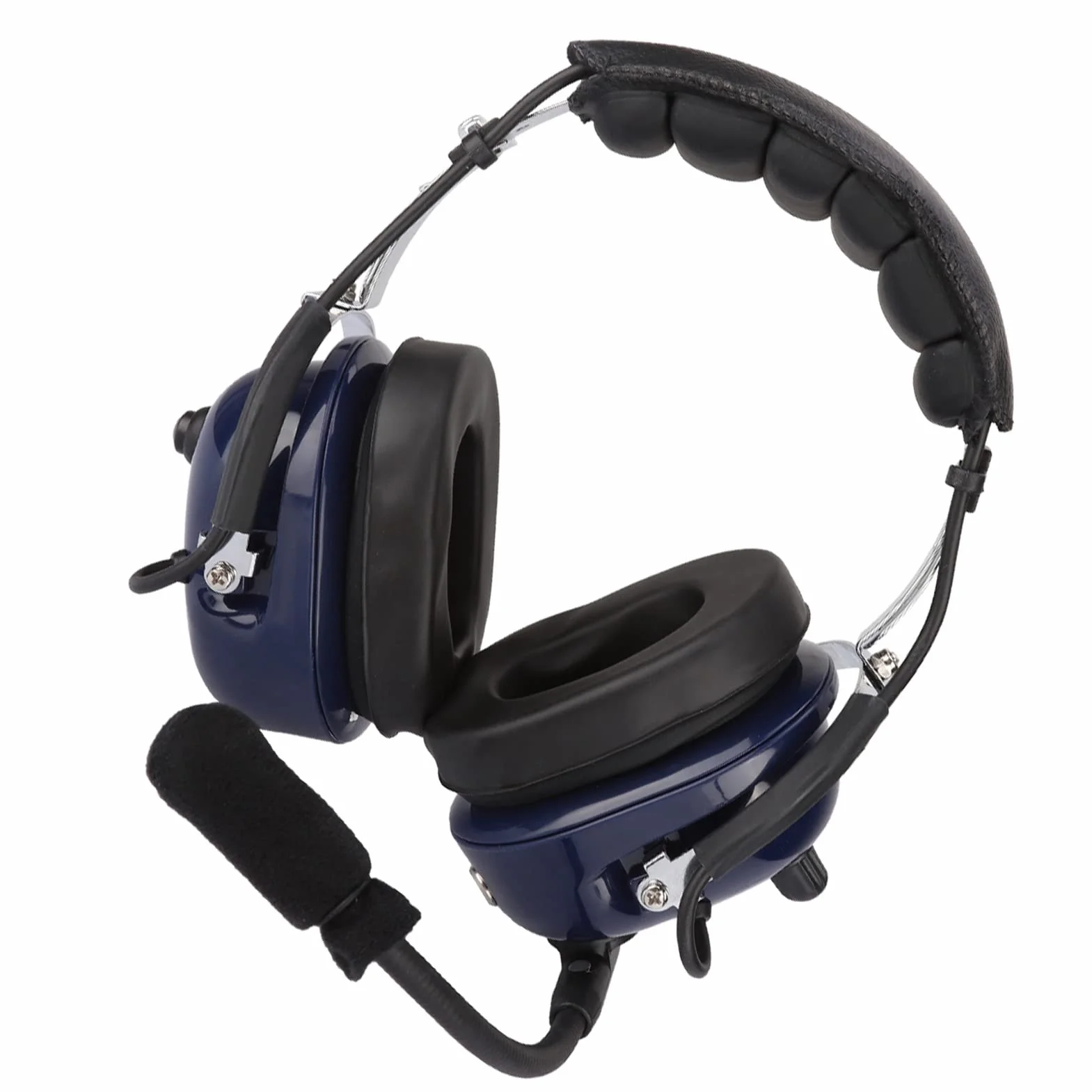 KUIDAMOS Auriculares de Aviación General con Doble Enchufe, Reducción de Ruido de 3,5 mm para Pilotos