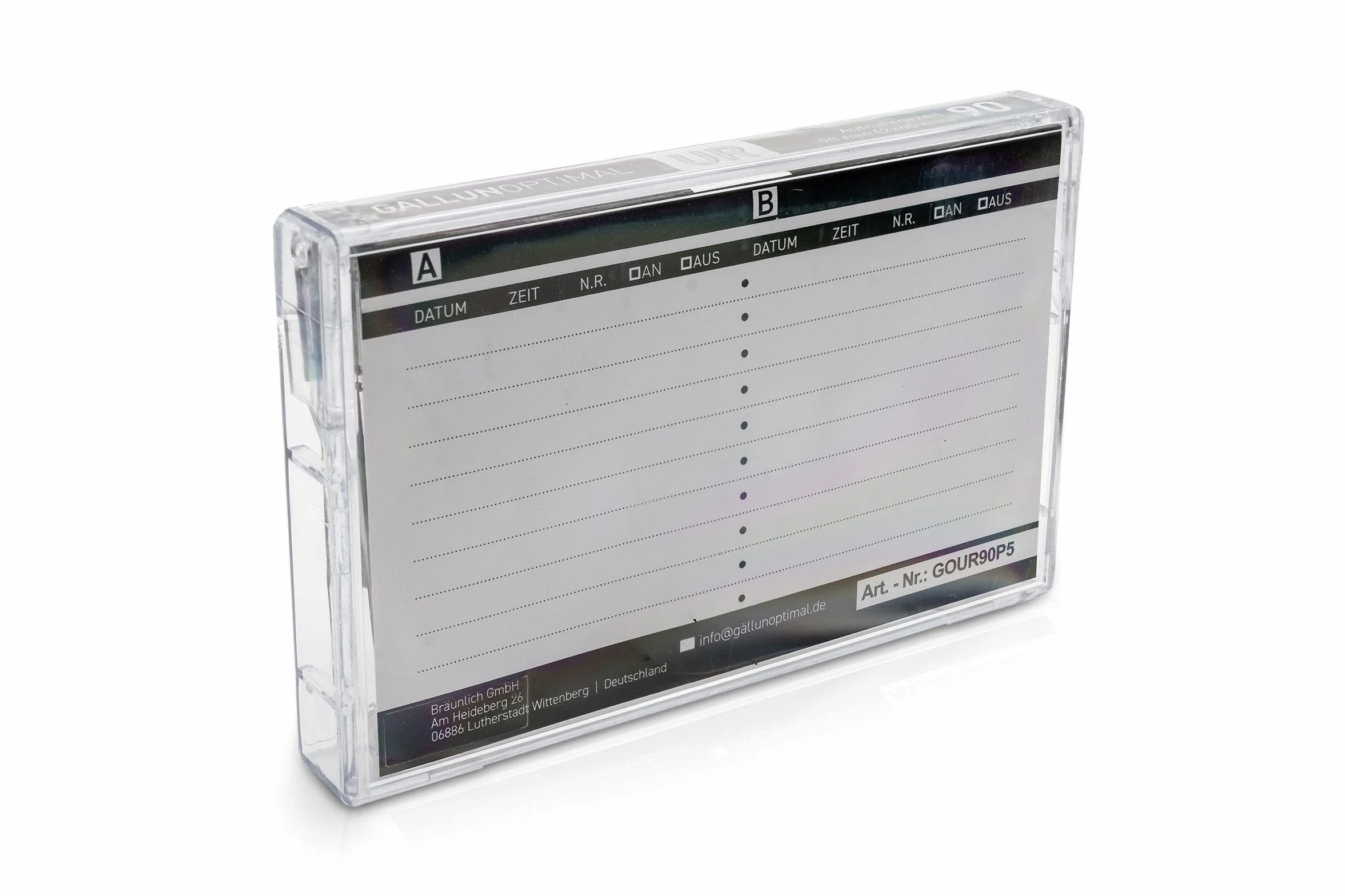 UR90 Casetes de Audio 90 min 5 Cartuchos vacíos