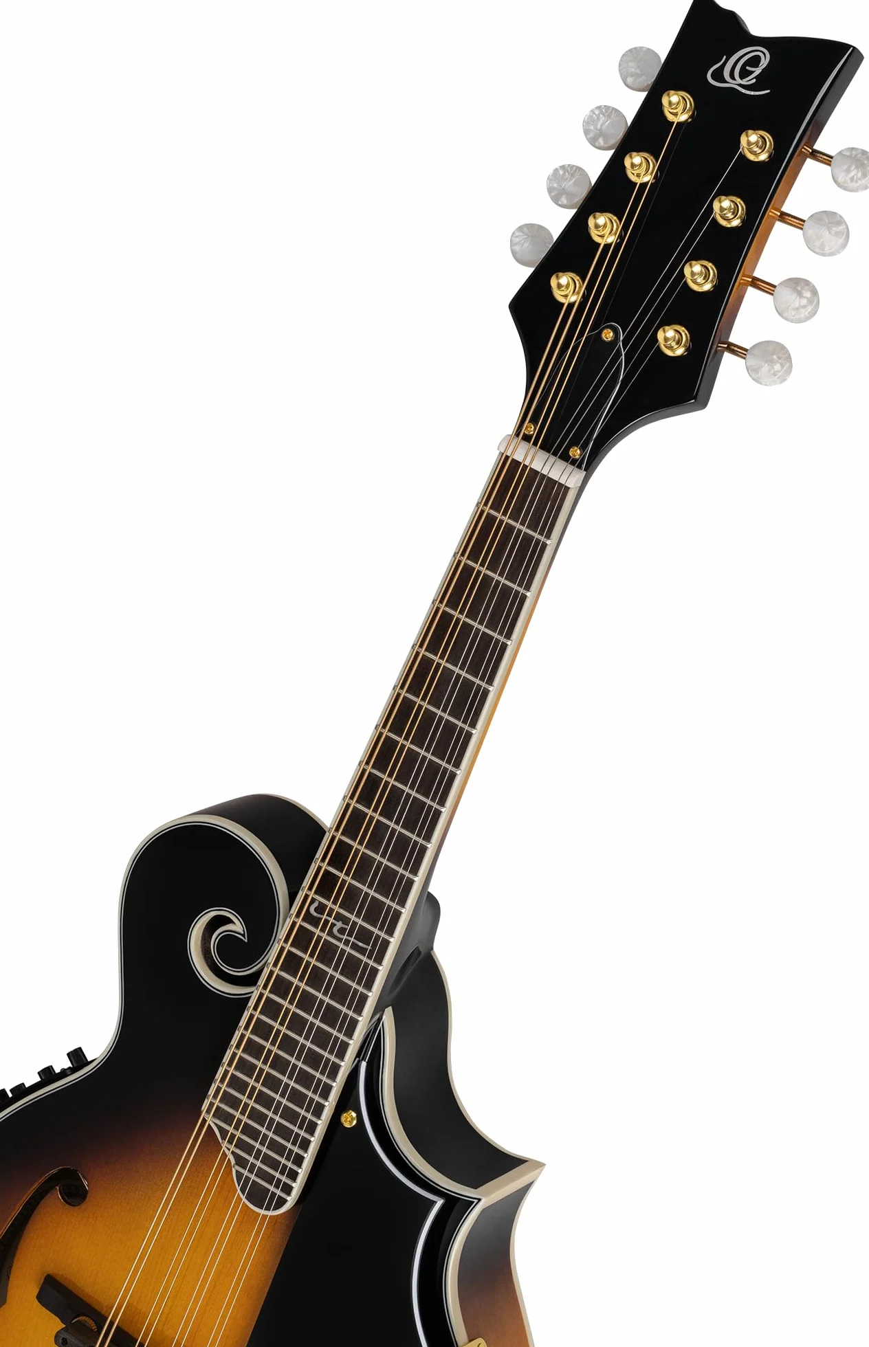 ORTEGA Mandolin F-Style Series Incluye funda y Preamp TS Color Tabaco Sunburst RMFE90TS