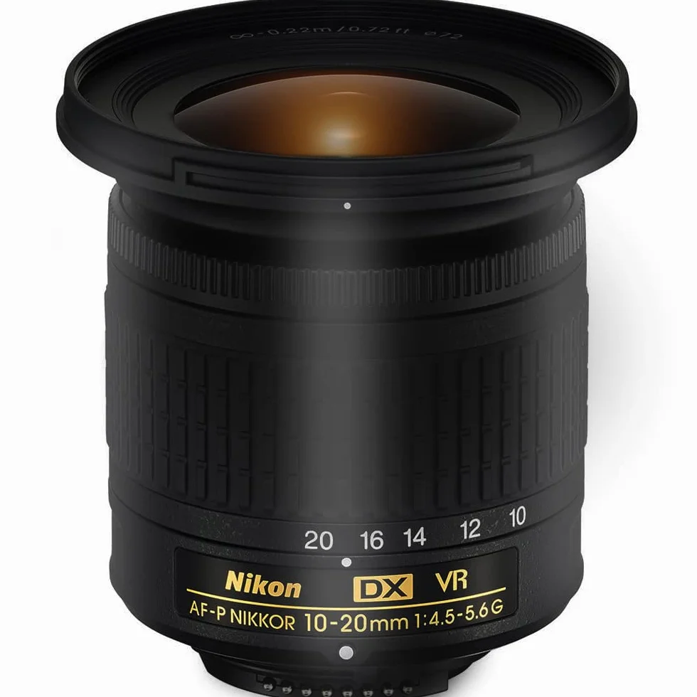 Nikon AF-P DX NIKKOR 10-20mm f/4.5-5.6G VR Objetivo Negro Reacondicionado