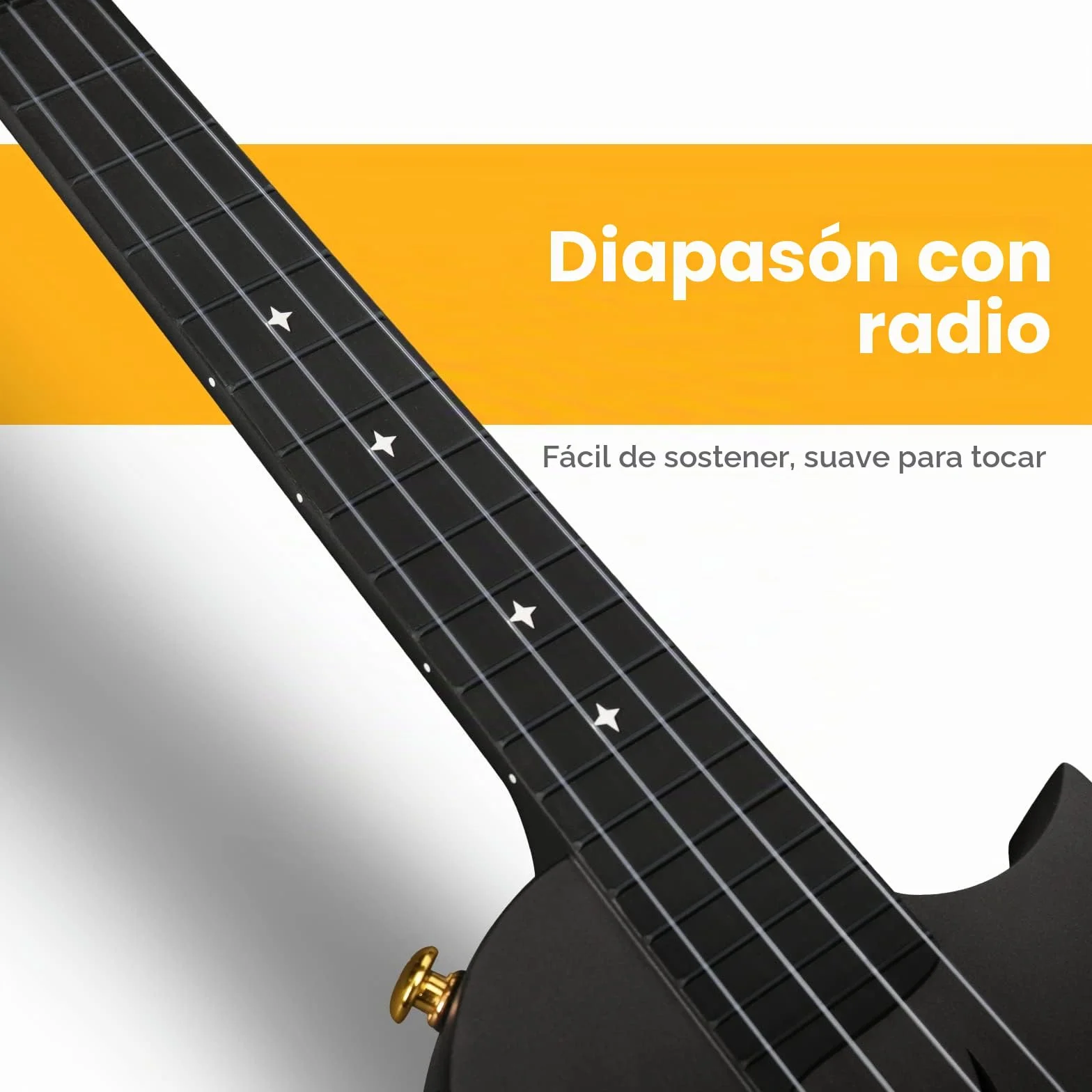 Enya Nova U Ukulele de 23 Pulgadas de Fibra de Carbono para Viaje - Kit para Principiantes (Incluye Lecciones, Funda, Correa, Cejilla y Cuerdas) -Negro
