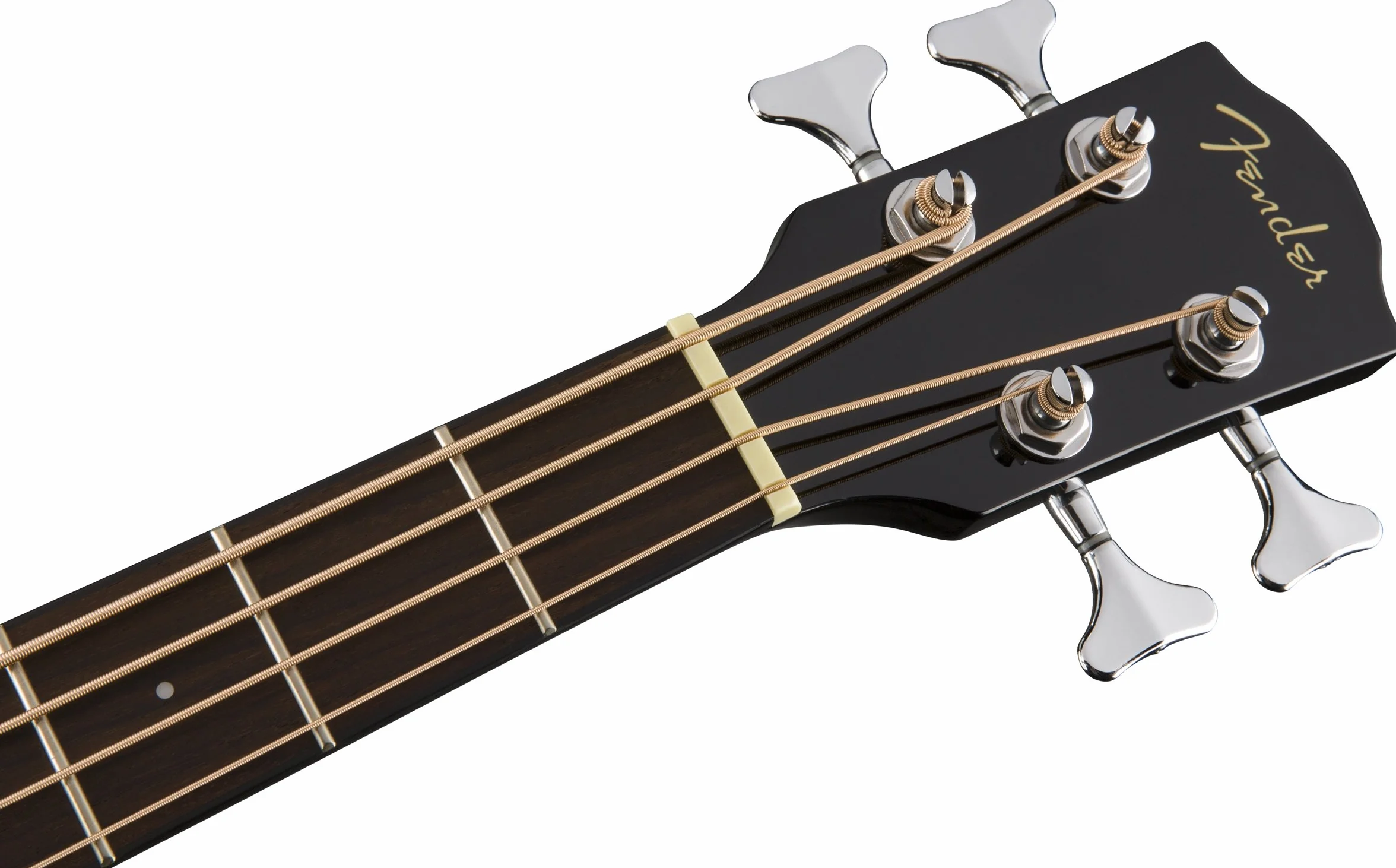 Fender CB-60SCE Bajo Acústico, Diapasón de Nogal, Negro, Incluye Clases Virtuales Gratis