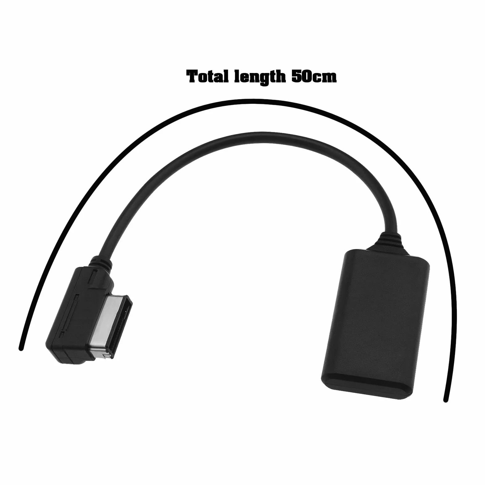 Adaptador Bluetooth MMI de Repuesto Compatible con Mercedes Benz Clase E S212/ W212/ A207/ C207/ Clase C W204/ S204 Receptor de Interfaz de Música 50 Cm