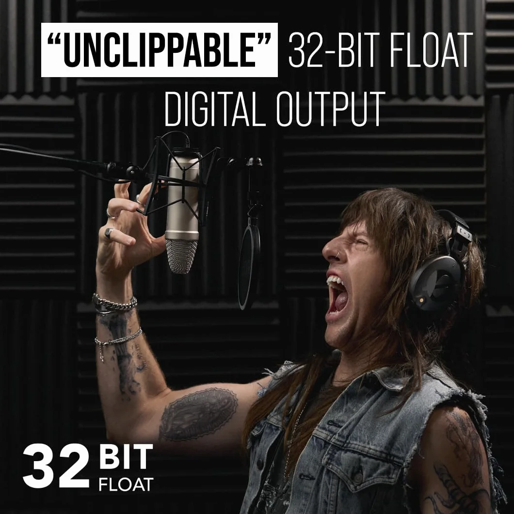 RØDE NT1 5a generación el micrófono con Condensador y Gran diafragma, Salidas XLR y USB, Soporte antivibraciones y Filtro antipop para grabación Vocal, producción Musical y de podcasts (Negro)
