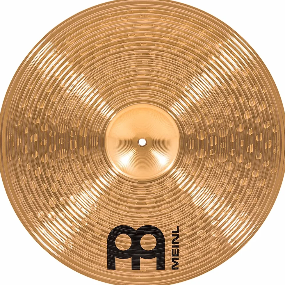 Meinl Cymbals HCS Bronze Plato Ride Heavy de 20 pulgadas (50,8cm) Platillos de Batería – Bronce B8, Acabado Tradicional (HCSB20HR)