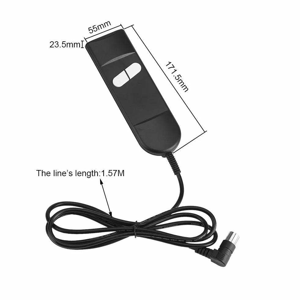 DEWIN Controlador de Sillón Reclinable Eléctrico 2 Botones 5 Pines Manual