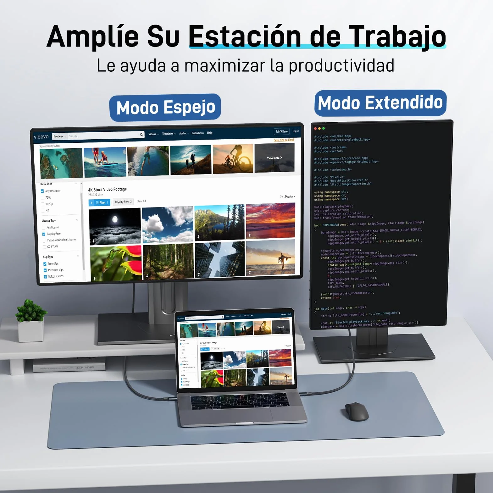 Acer Cable USB C a HDMI 4K@60Hz Thunderbolt 3/4 Tipo C a HDMI 2.0 2 Metros
