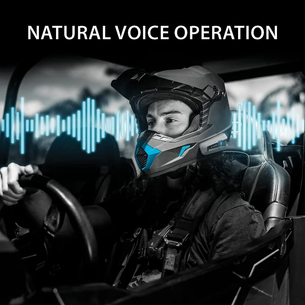 Cardo PACKTALK Edge Dúo Comunicación ATV para Moto de Nieve Side by Side