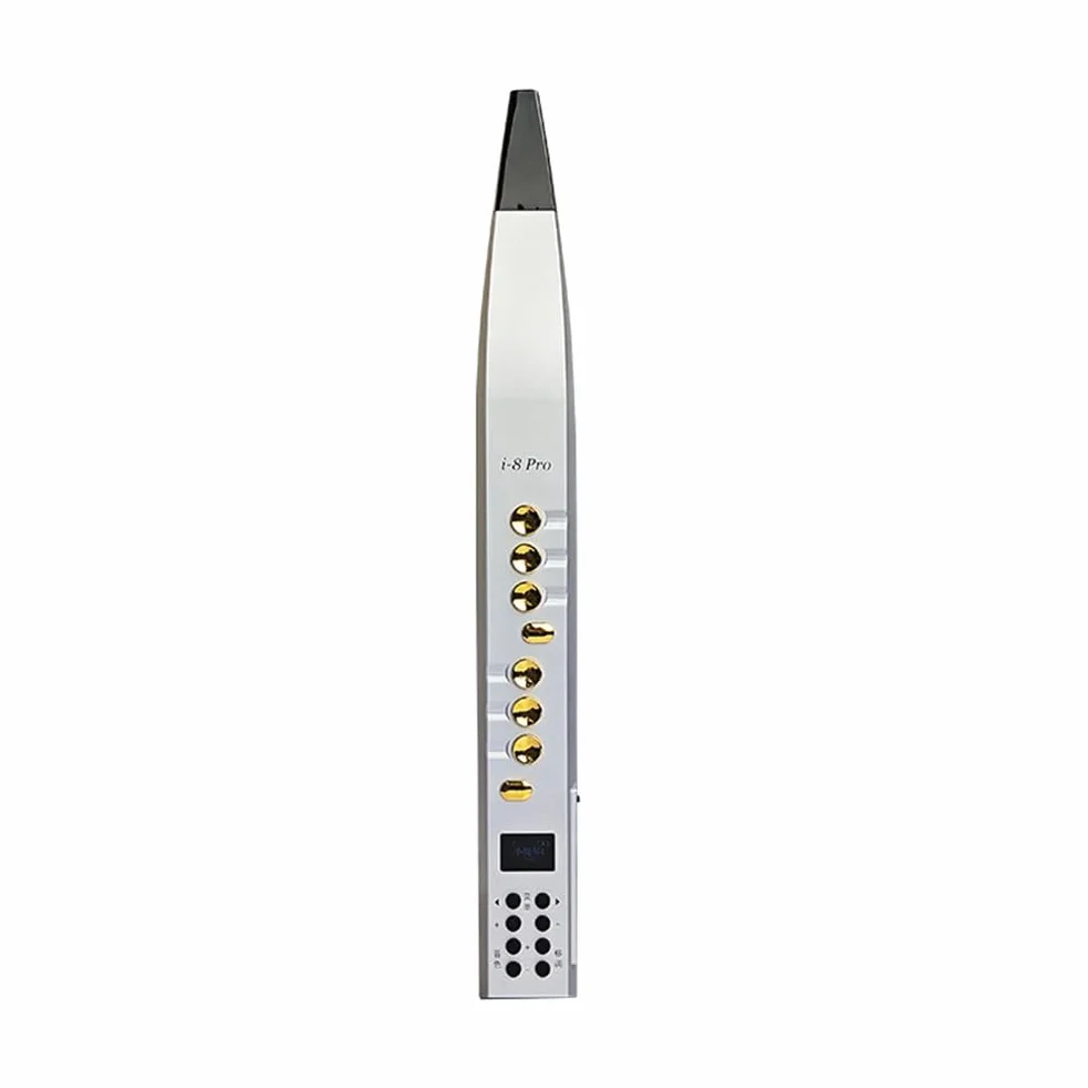Mini Saxofón, Instrumento de Viento Digital, Instrumento de Viento Electrónico de 89 Tonos, Altavoz HiFi Integrado de 5 W con Pantalla LED