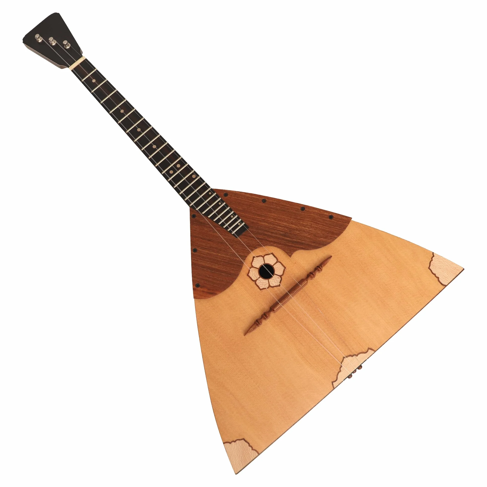 Heartland Deluxe Prima Balalaika, 3 cuerdas de palisandro, balalaika ruso, Prima Balalaika