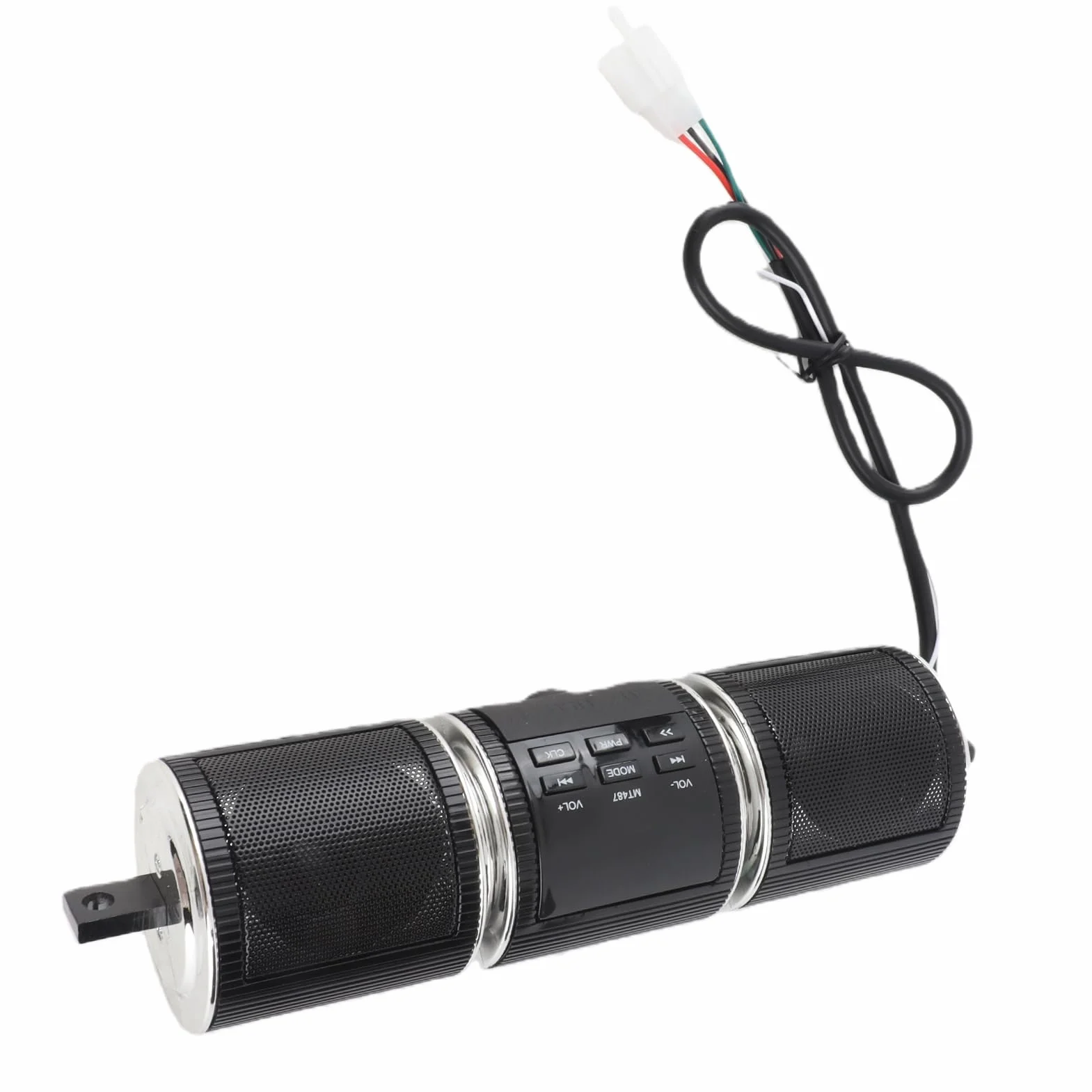 Altavoces para Moto Universal 3 0 + EDR Reproductor Musical Resistente Al Agua con USB TF Y IN Compatible con Todos Los Manillares De Motocicleta Color Negro
