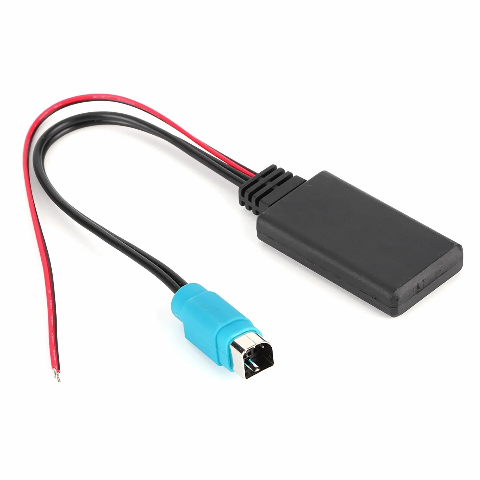 Interface Kce-400Bt Poste Alpine Akozon Cable Adaptador de Audio para Automóvil Adaptador Bluetooth AUX Cable de Audio Inalámbrico para Modelos 2009 de Velocidad Completa
