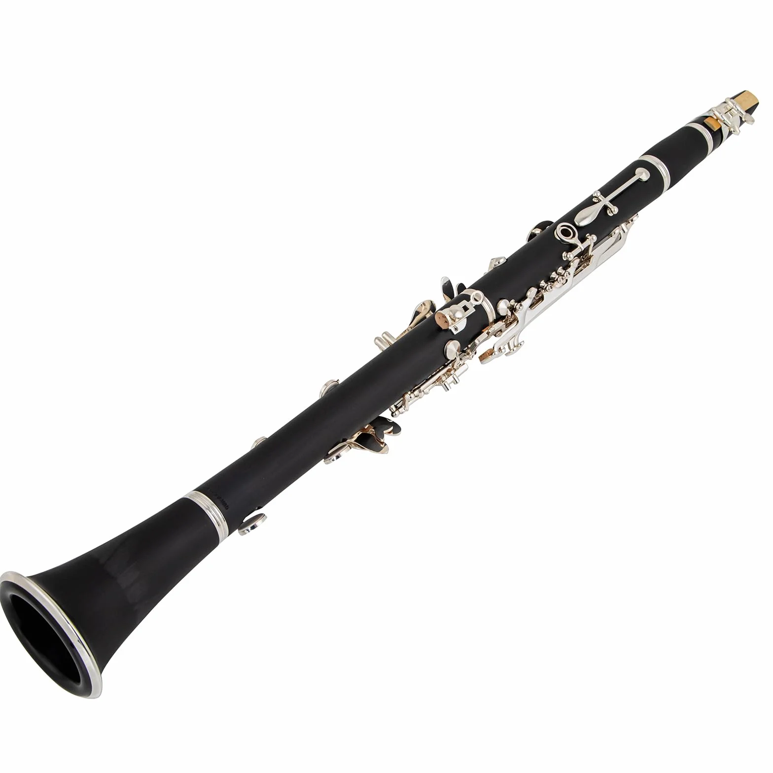 Mecanismo de meseta DC-S7 - Agujeros cubiertos 17 llaves chapadas en plata clarinetes para jugar al aire libre en invierno, para jugadores con manos muy pequeñas, clarinete de agujero cerrado