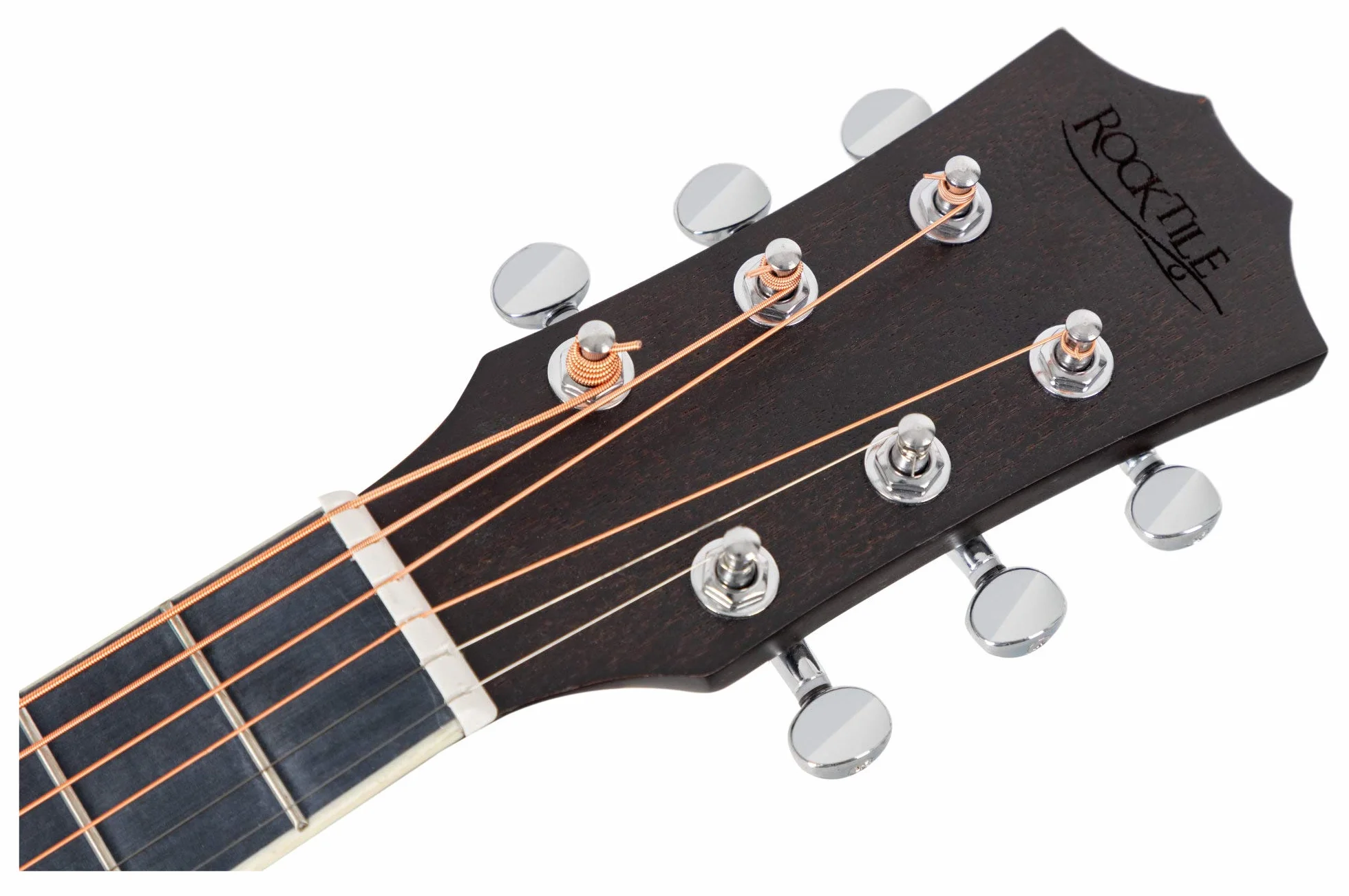 Rocktile G-10 BK Guitarlele Negra - Guitarra acústica en formato de viaje - Tapa: Cedro - Fondo y aros: Caoba - Mástil: Okoume - Escala: 51 cm - Acabado abierto en negro