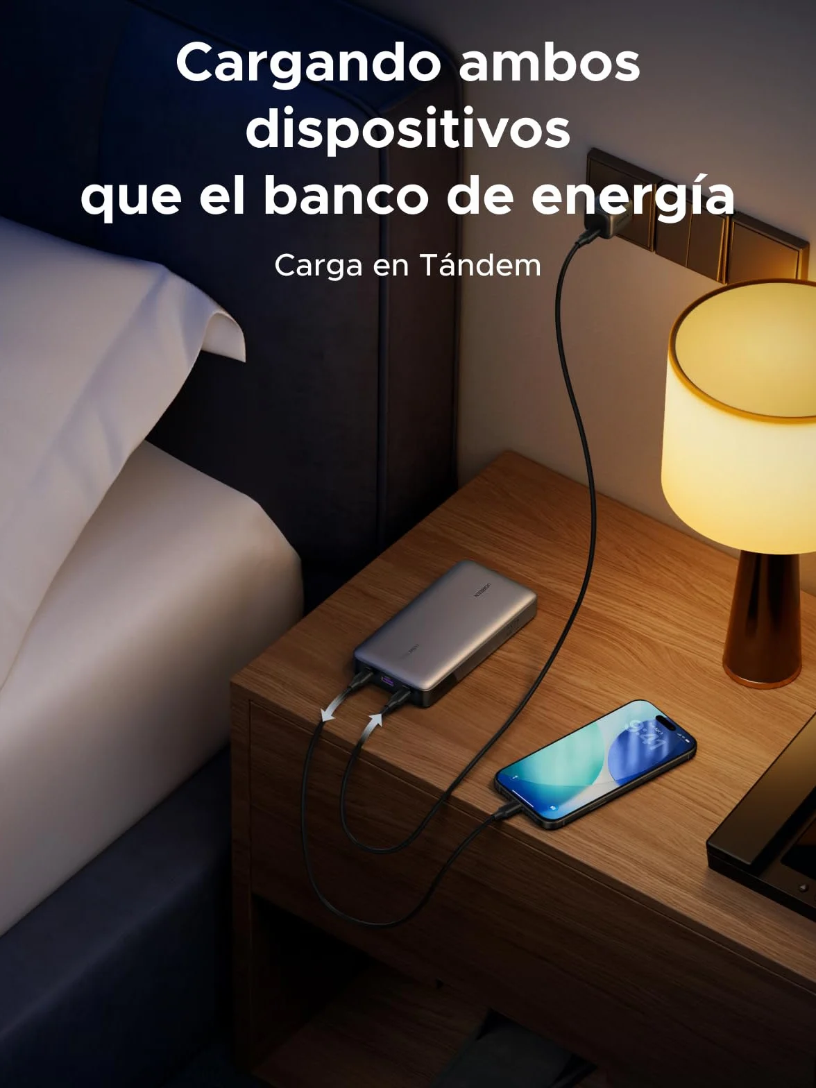 UGREEN Nexode 145W Power Bank 25000mAh Batería Externa USB C Carga Rápida PD3.1 140W 3 Puertos Cargador Portátil PC LED Compatible con iPhone 17 16 15 14 Plus Pro MAX Air Galaxy S25 S24 MacBook iPad