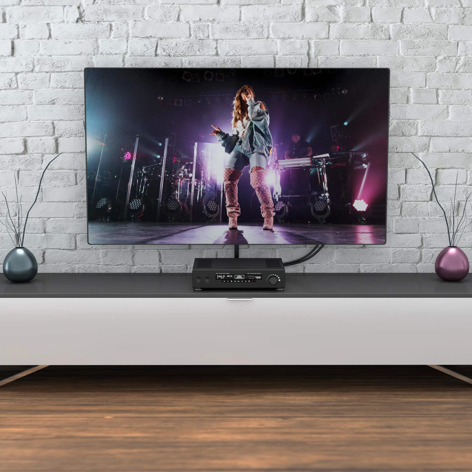 KabelDirekt – Cable de extensión Cinch, Audio/Digital/Video – 1,5m (cable coaxial, conectores macho/hembra RCA, para subwoofer/amplificador/HiFi, audio analógico/digital o video compuesto, 75 ohmios)