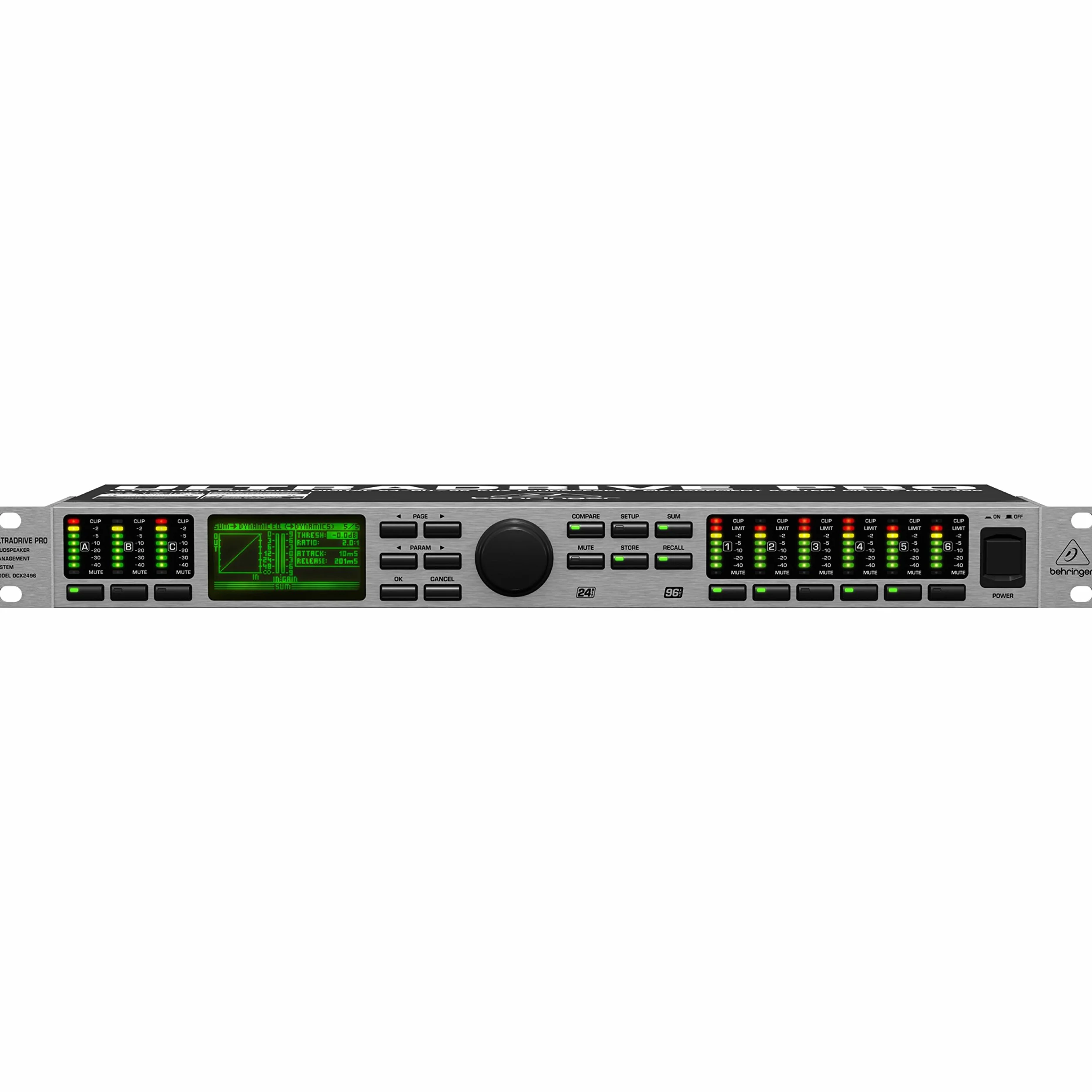 Behringer DCX2496 Sistema De Gestión De Altavoces De 24 Bits/96 Khz Digital De Precisión alta