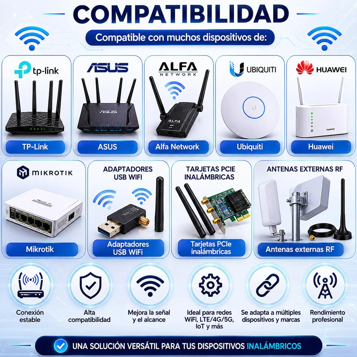CABLEPELADO Cable de antena extensión de RP-SMA macho a hembra, Cable de antena wifi de baja pérdida, Cable Coaxial Extensión Antena WiFi, Cable Tarjeta de Red wifi, Negro, 2 Metros
