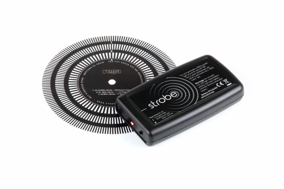 Rega Strobe Kit con Disco estroboscópico. Accesorio Oficial Rega.