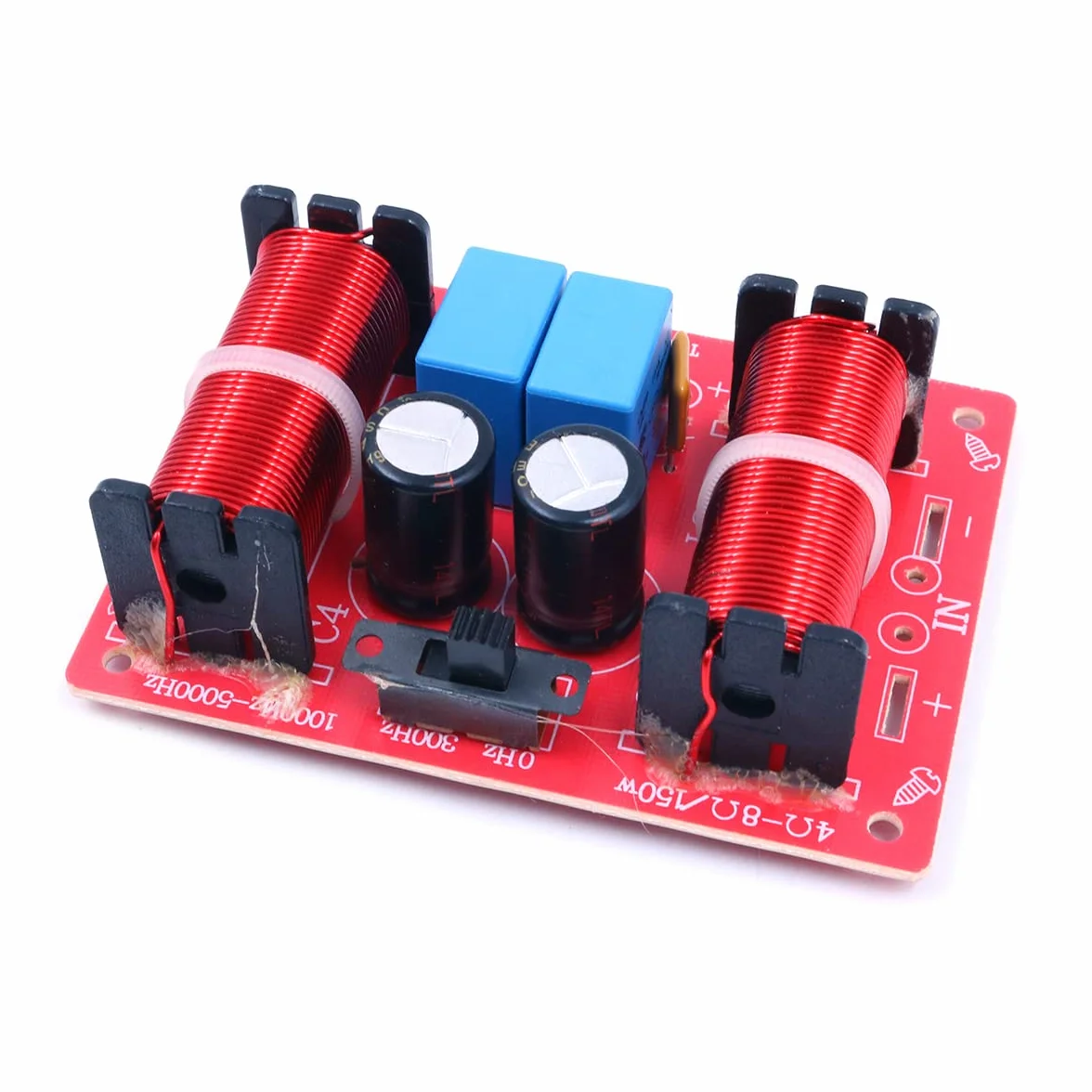 DollaTek 3-Way Audio Speaker Crossover 150W Treble Medium Bass Divisor de Frecuencia