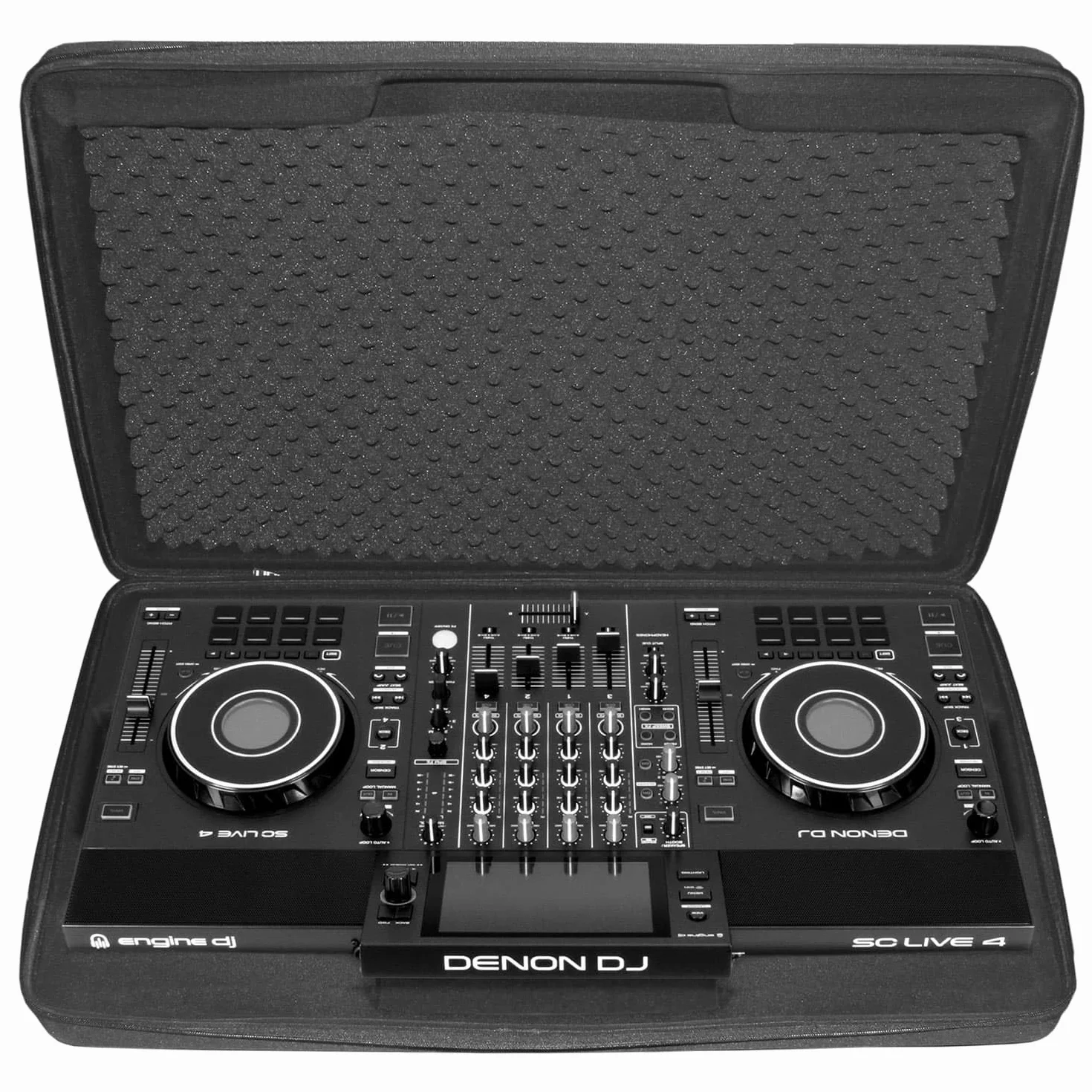 UDG Creator Denon - Carcasa rígida para DJ SC Live 4, Color Negro