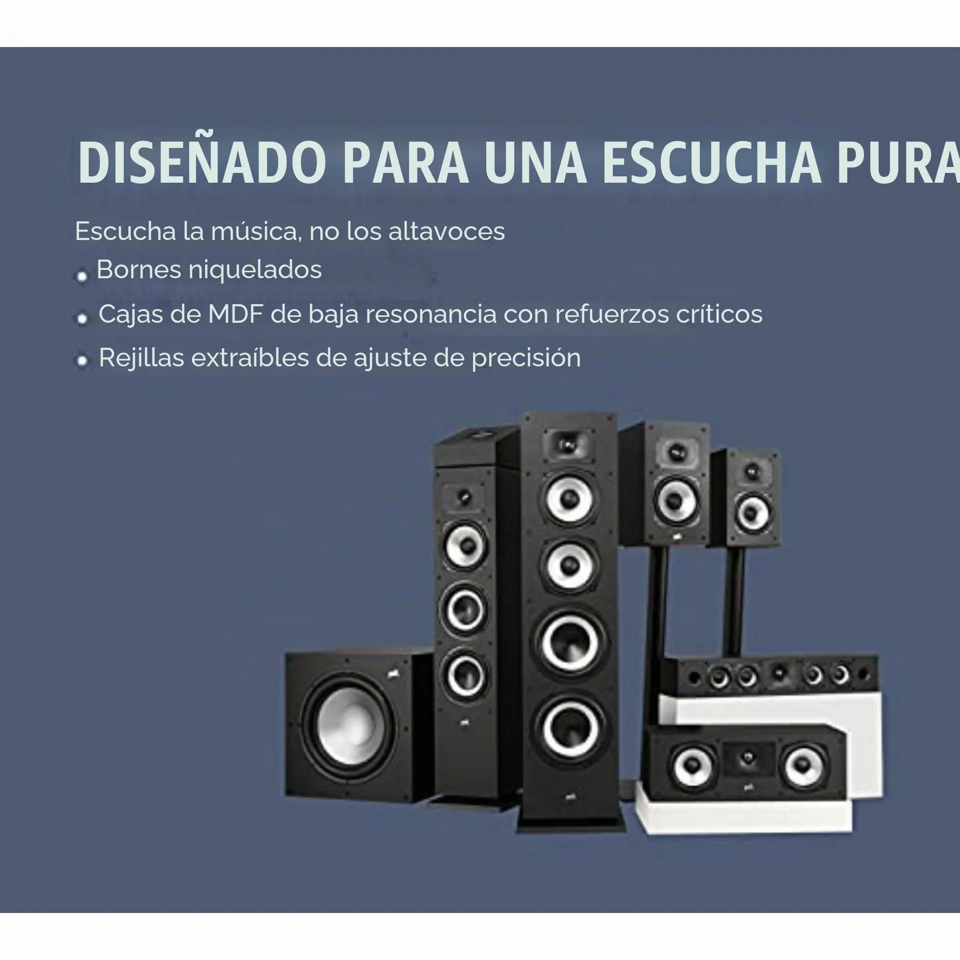 Polk Monitor XT70 Altavoces de Suelo Hi-Fi Negros