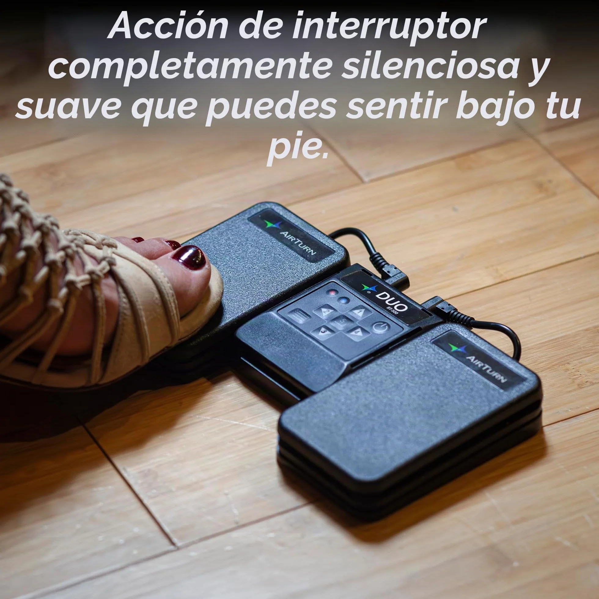 Air Turn Controlador de interruptor de pie Bluetooth (DUO500)