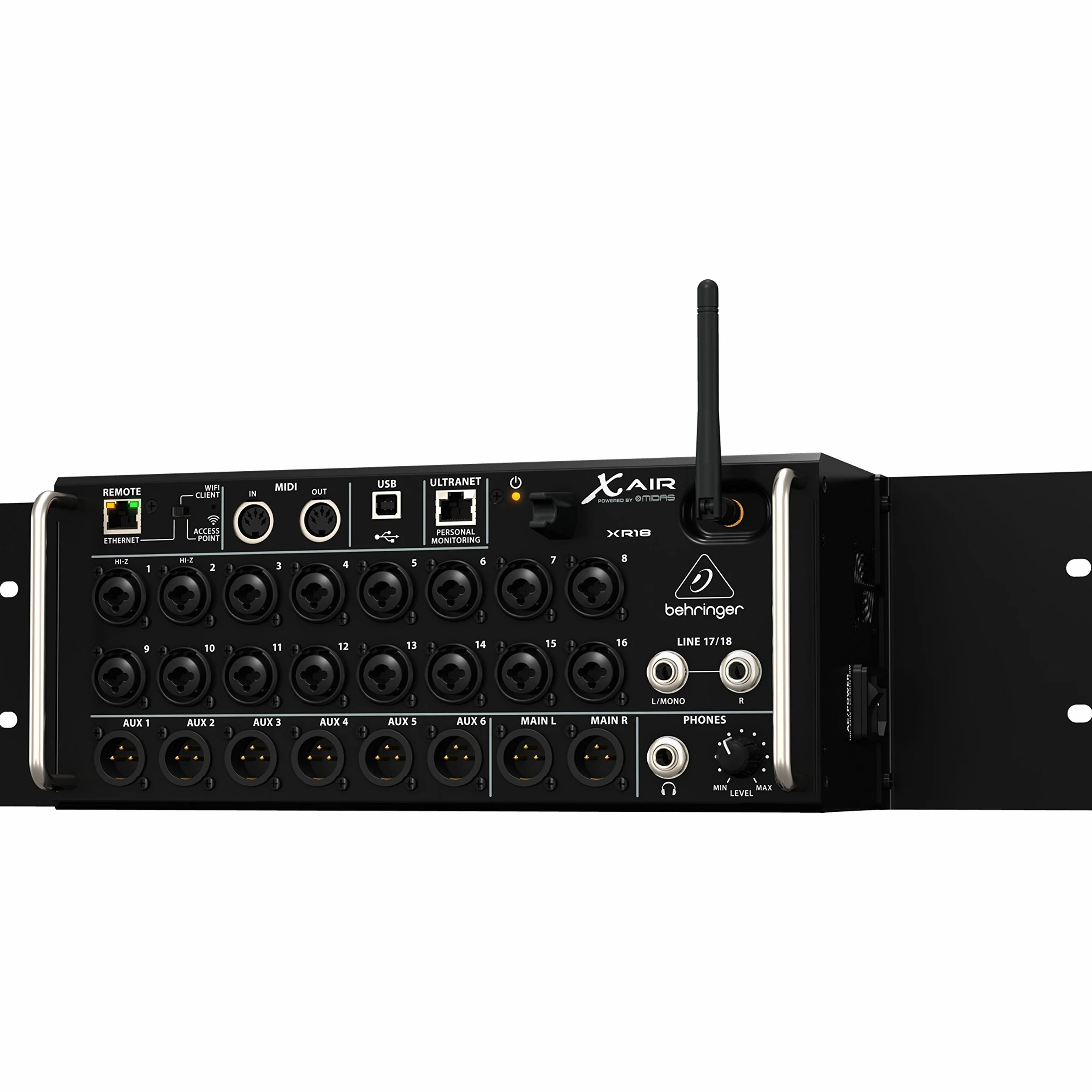 Behringer XR18 Mesa de mezclas digital, Klark Teknik, X AIR
