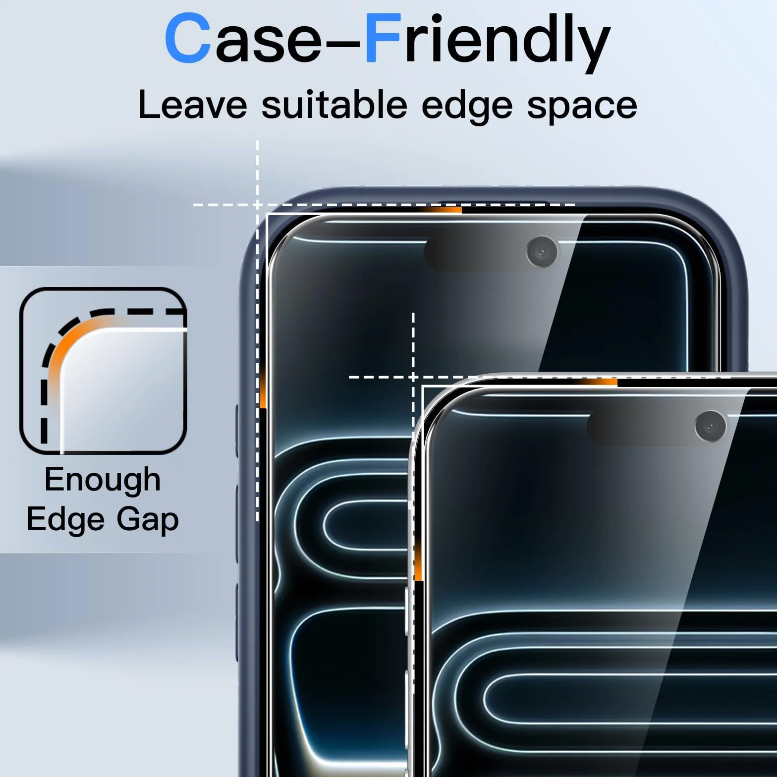 JETech Protector Pantalla de Privacidad para iPhone 17 Pro 6,3 Pulgadas, Antiespia Cristal Vidrio Templado con Marco de Instalación Fácil, 2 Unidades