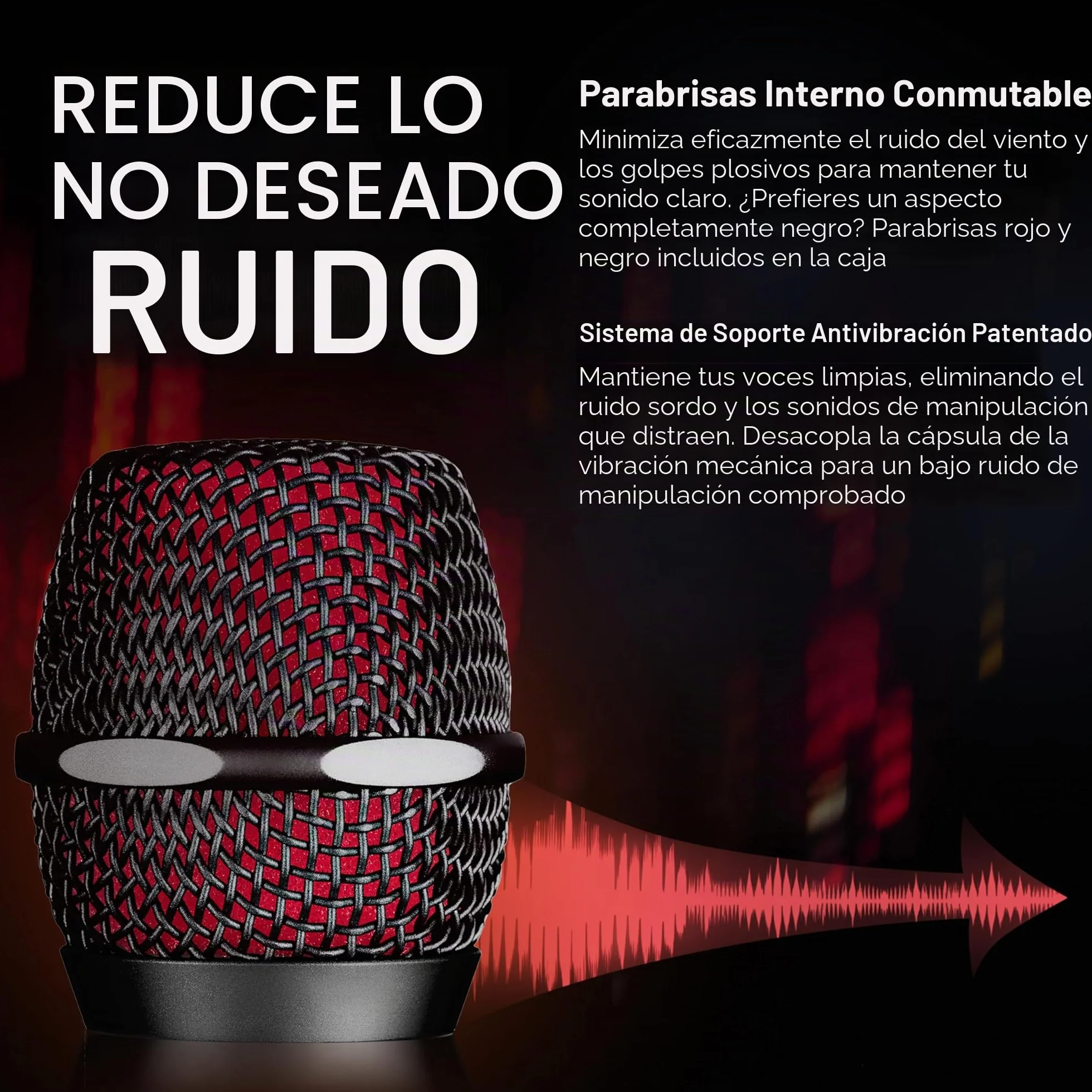 SE Electronics V7 Micrófono de Mano dinámico supercardioide, Negro
