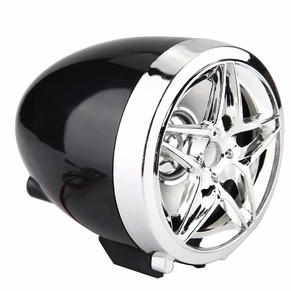 Tbest Motorcycle MP3 Player Waterproof Bluetooth Stereo Speaker USB TF Card