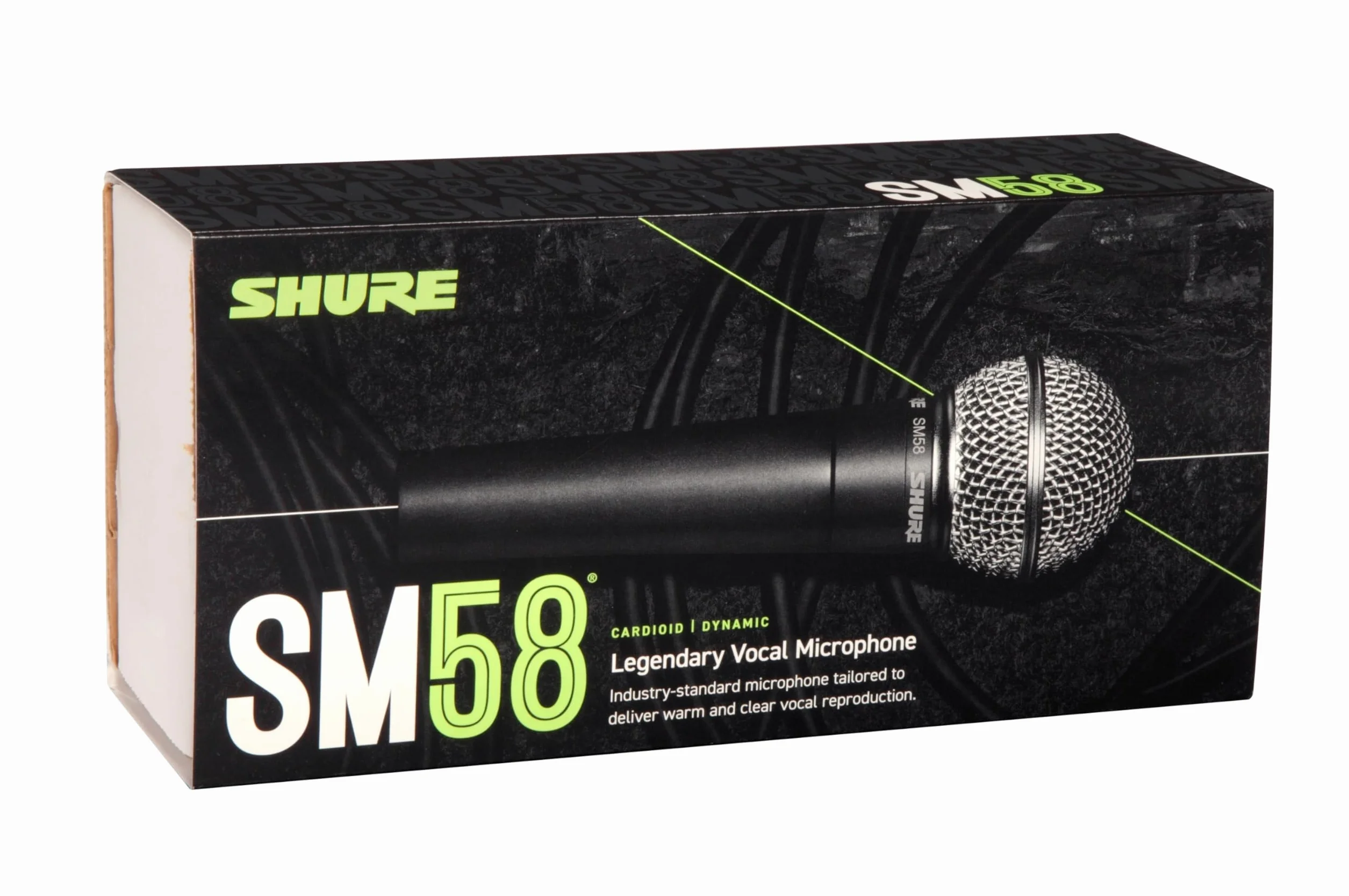 Shure SM58SE Micrófono Vocal dinámico cardioide con Interruptor de Encendido y Apagado, Filtro Pop Incorporado, Clip de micrófono A25D, Bolsa de Almacenamiento, Conector XLR de 3 Pines